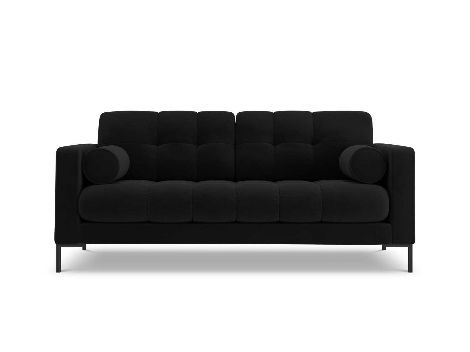2-Sitzer Sofa Bali in Black-Bluvel präsentiert im Onlineshop von KAQTU Design AG. 2er Sofa ist von Cosmopolitan Design