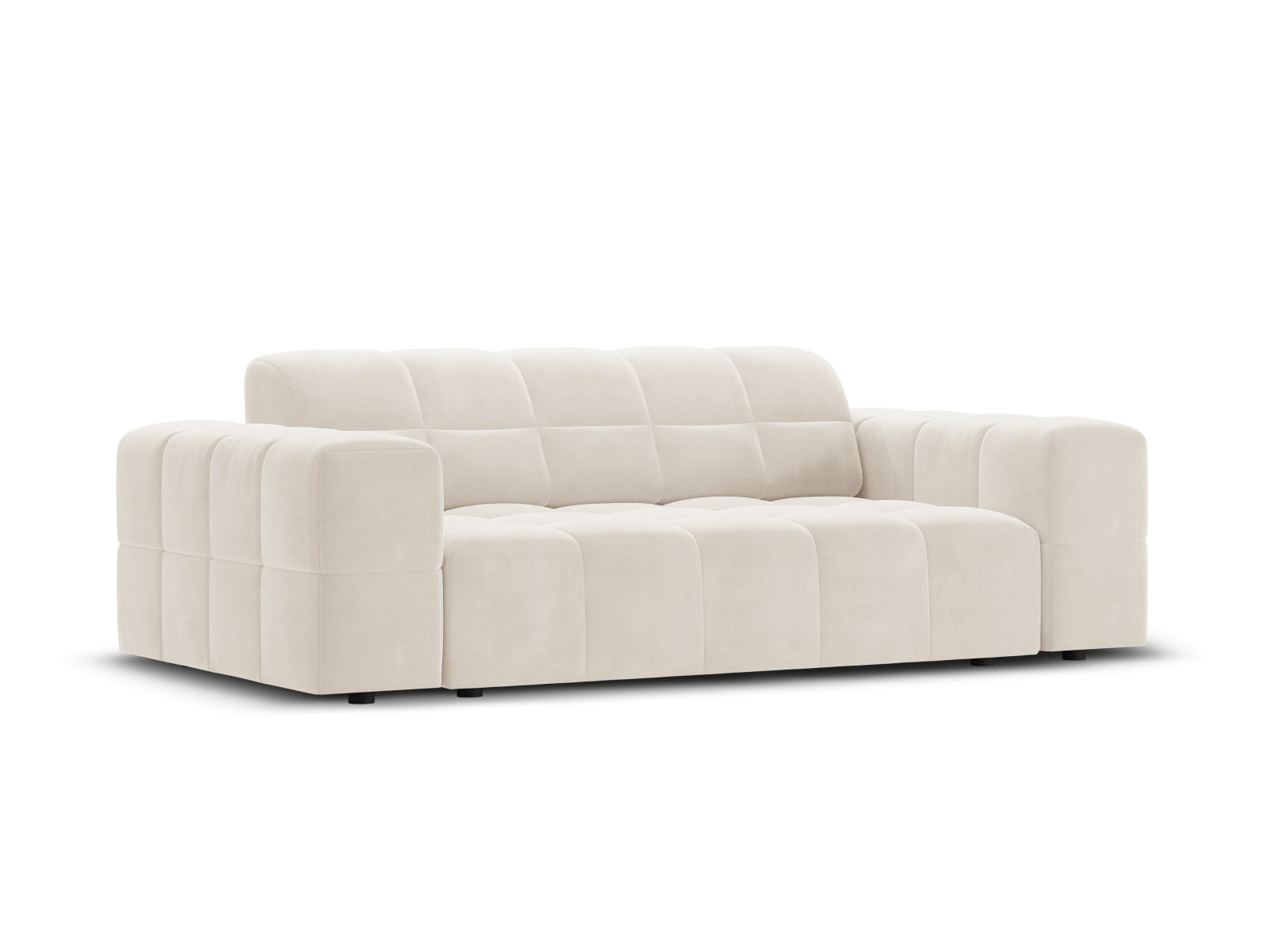 Entdecken Sie das elegante Chicago Velour Sofa 2 Sitzer von Cosmopolitan Design – der perfekte Mix aus modernem Stil und Komfort für Ihr Zuhause.