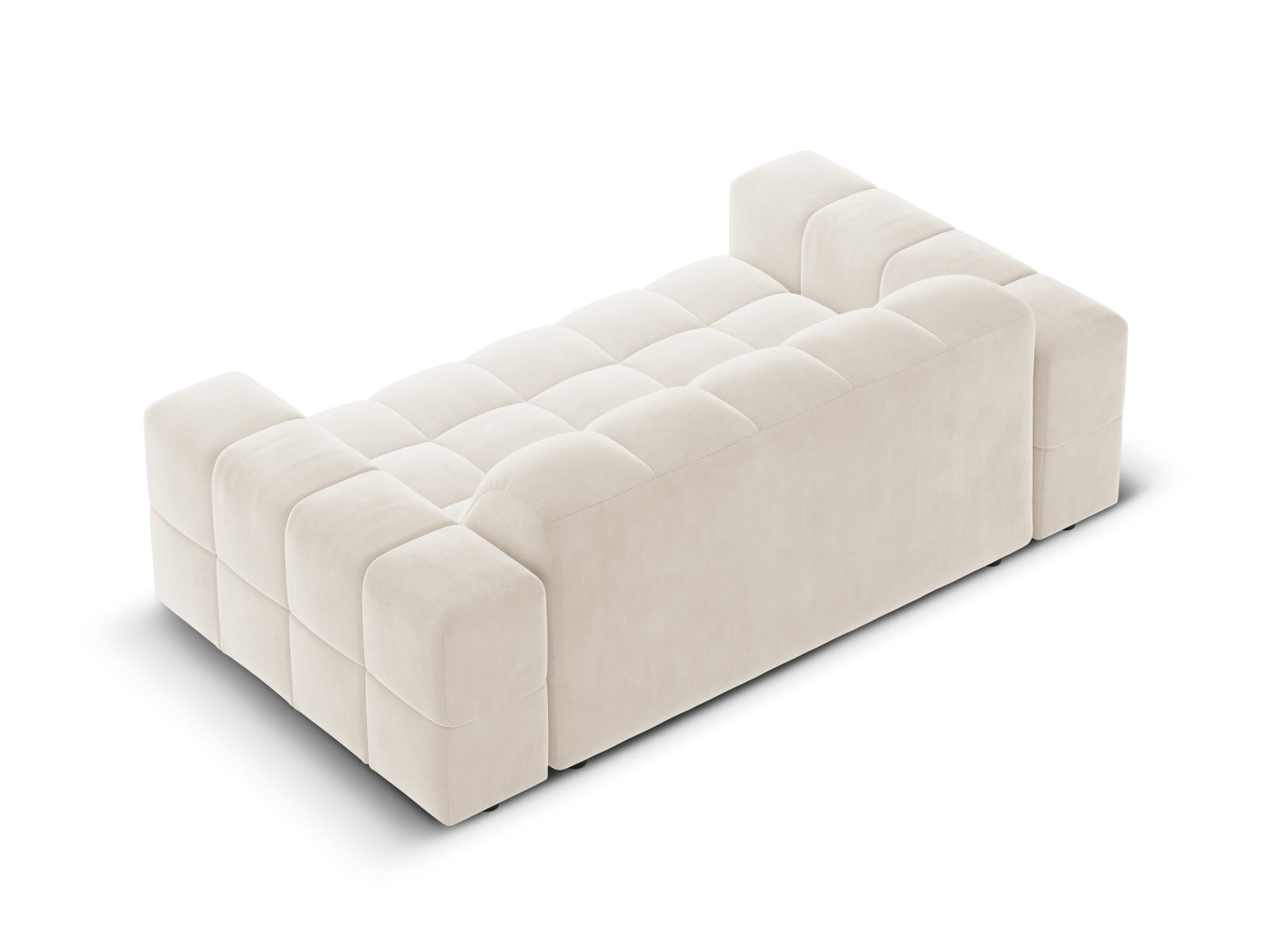 Erleben Sie das stilvolle Chicago Velour Sofa 2 Sitzer von Cosmopolitan Design – ideal für modernes Wohnen und höchsten Sitzkomfort.