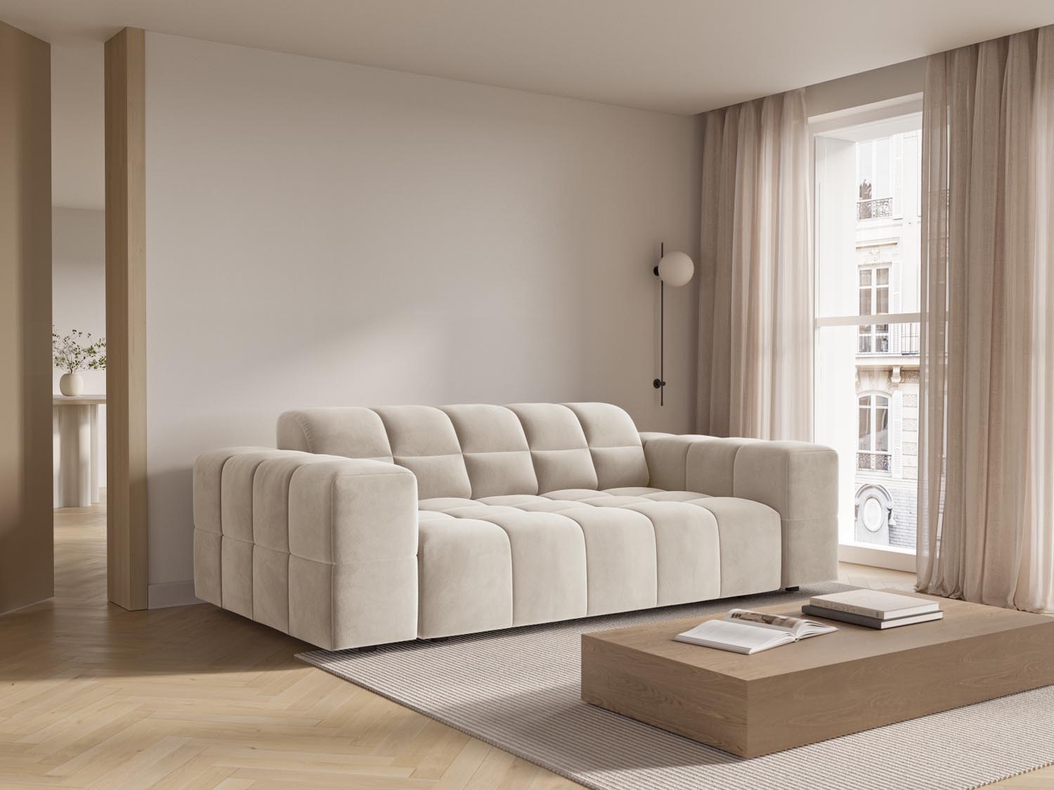 Erleben Sie das stilvolle Chicago Velour Sofa 2 Sitzer von Cosmopolitan Design – ideal für kleine Räume und modernen Komfort. Perfekte Ergänzung für Ihr Zuhause!