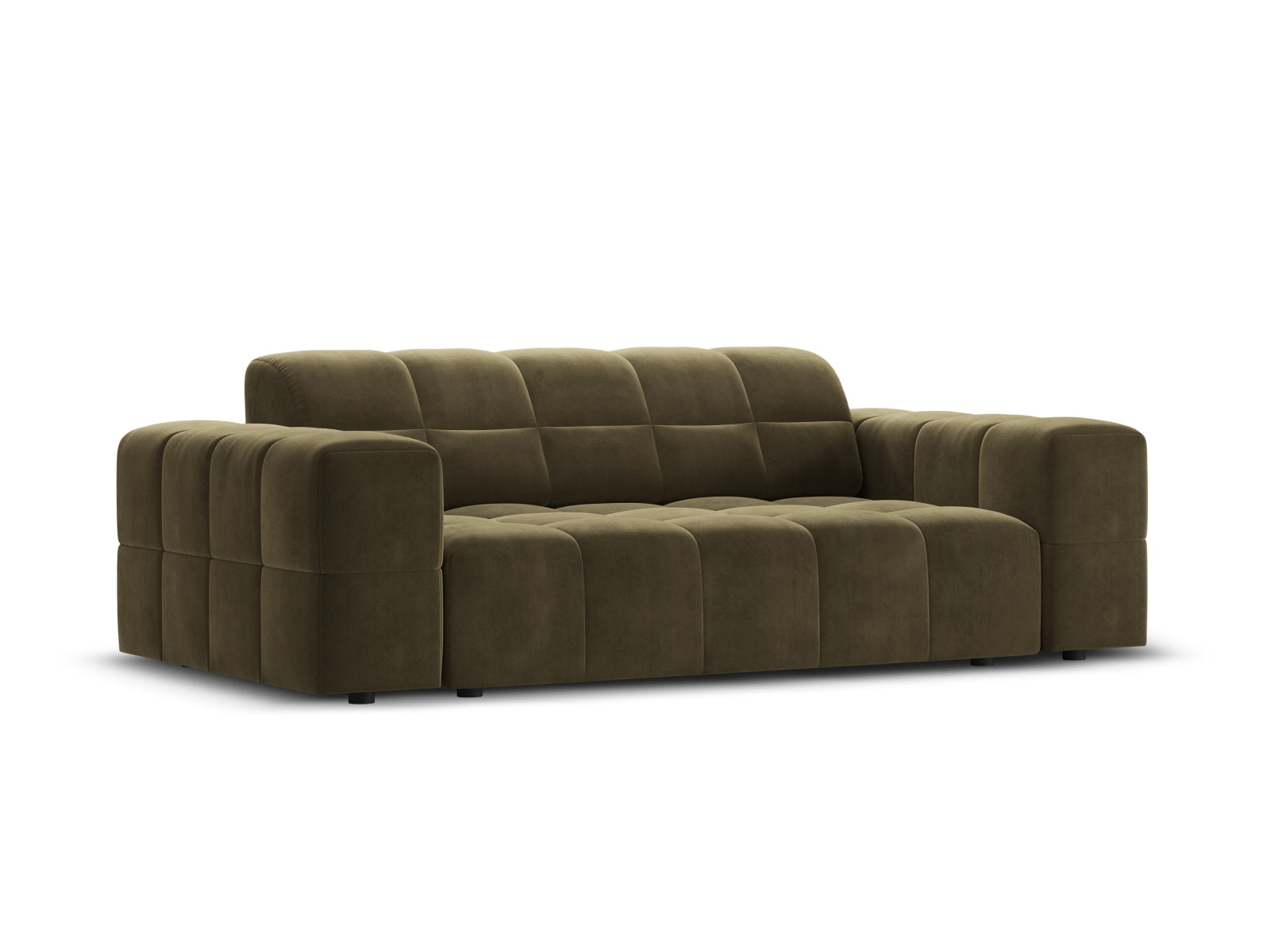 Erleben Sie das stilvolle Chicago Velour Sofa 2 Sitzer von Cosmopolitan Design – ideal für Ihr modernes Wohnzimmer und höchsten Sitzkomfort.
