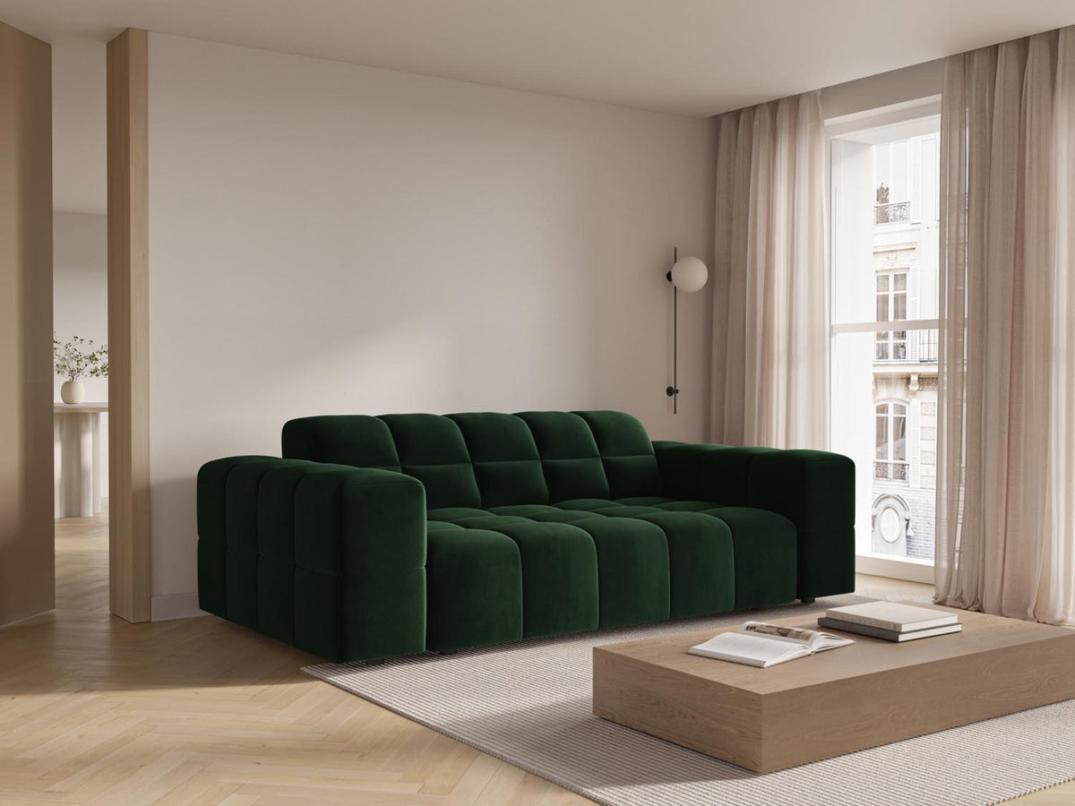 Chicago Velour Sofa 2 Sitzer 102cm von Cosmopolitan Design – Wohnbeispiel