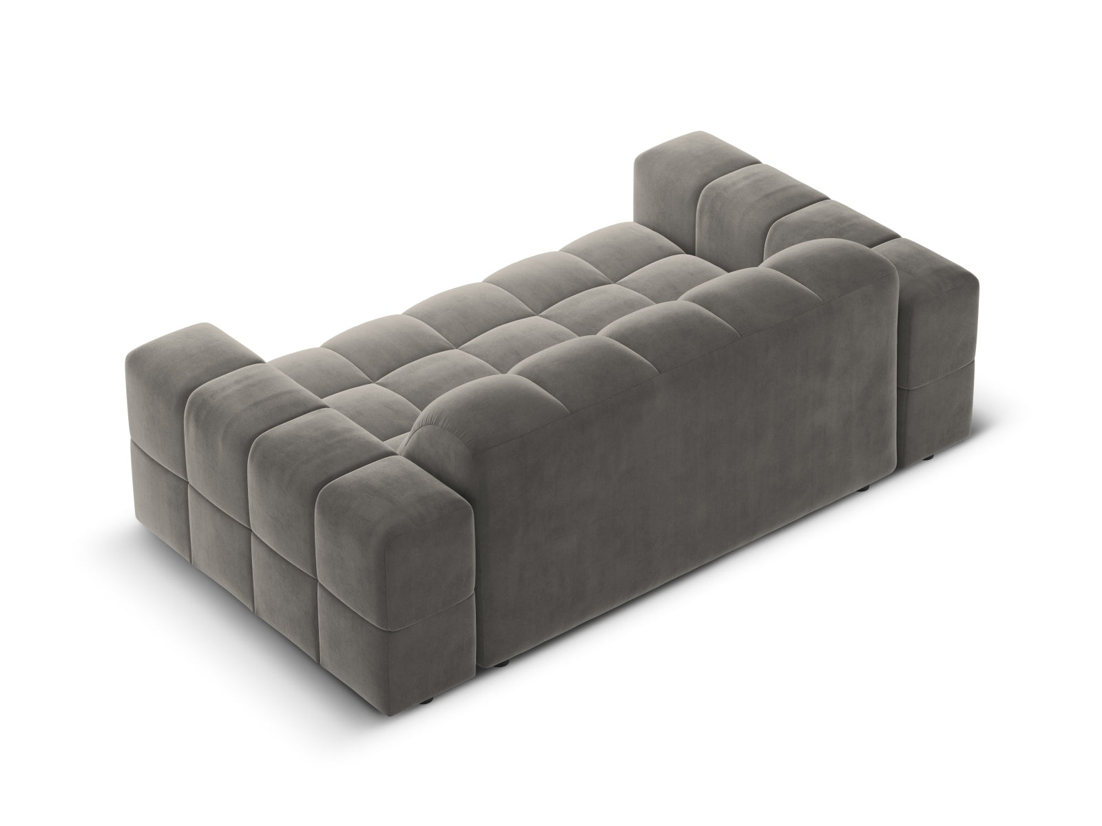 Erleben Sie das stilvolle Chicago Velour Sofa 2 Sitzer von Cosmopolitan Design – ideal für Ihr modernes Wohnzimmer und höchsten Sitzkomfort.