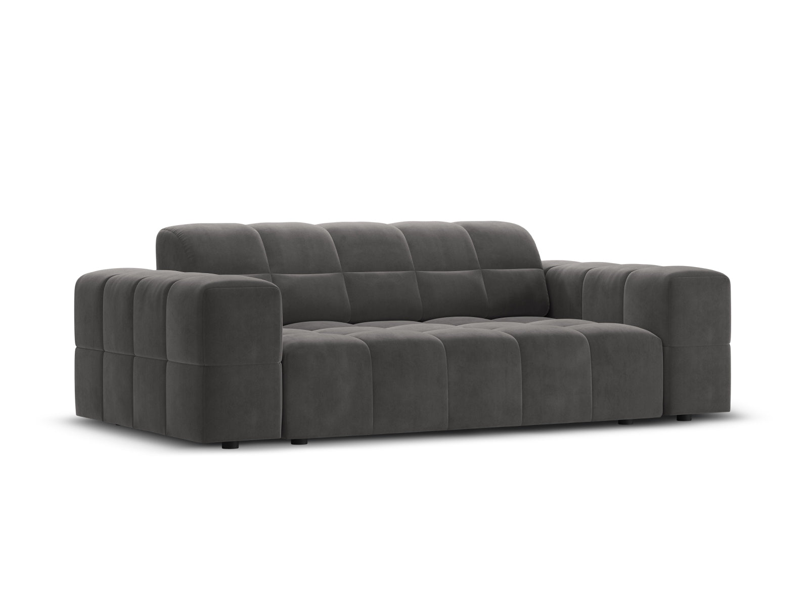 Erleben Sie das stilvolle Chicago Velour Sofa 2 Sitzer von Cosmopolitan Design – ideal für Ihr modernes Wohnzimmer und höchsten Sitzkomfort.