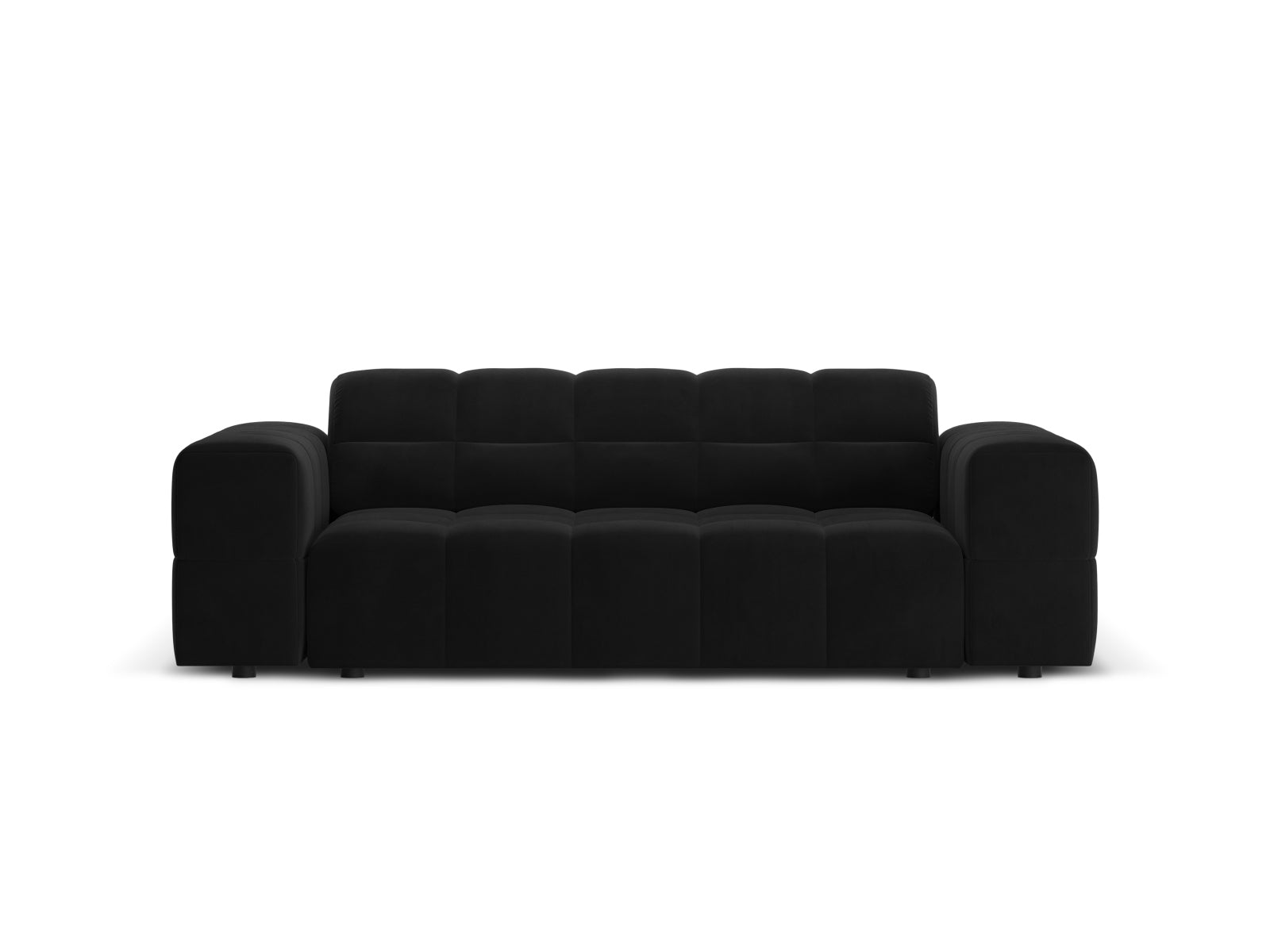 Chicago Velour Sofa 2 Sitzer 102cm in Black präsentiert im Onlineshop von KAQTU Design AG. 2er Sofa ist von Cosmopolitan Design