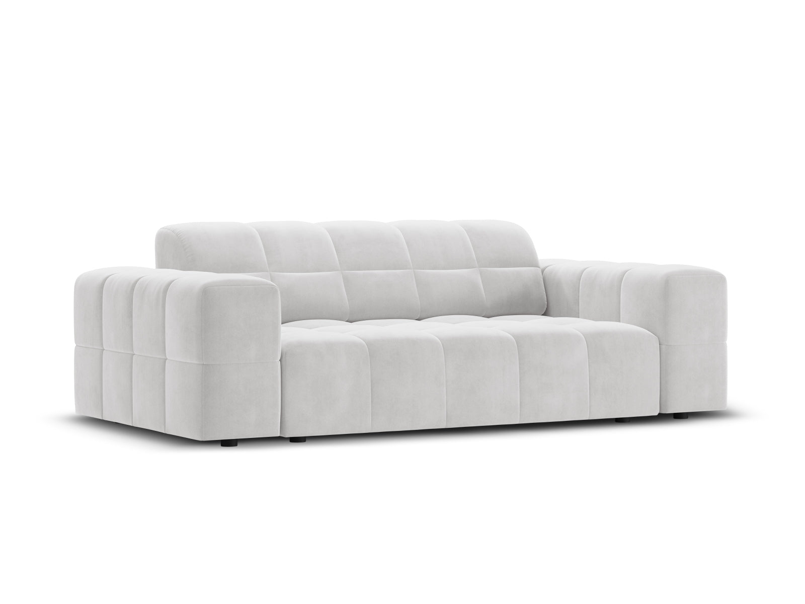 Erleben Sie das stilvolle Chicago Velour Sofa 2 Sitzer von Cosmopolitan Design – ideal für Ihr modernes Wohnzimmer und höchsten Sitzkomfort.