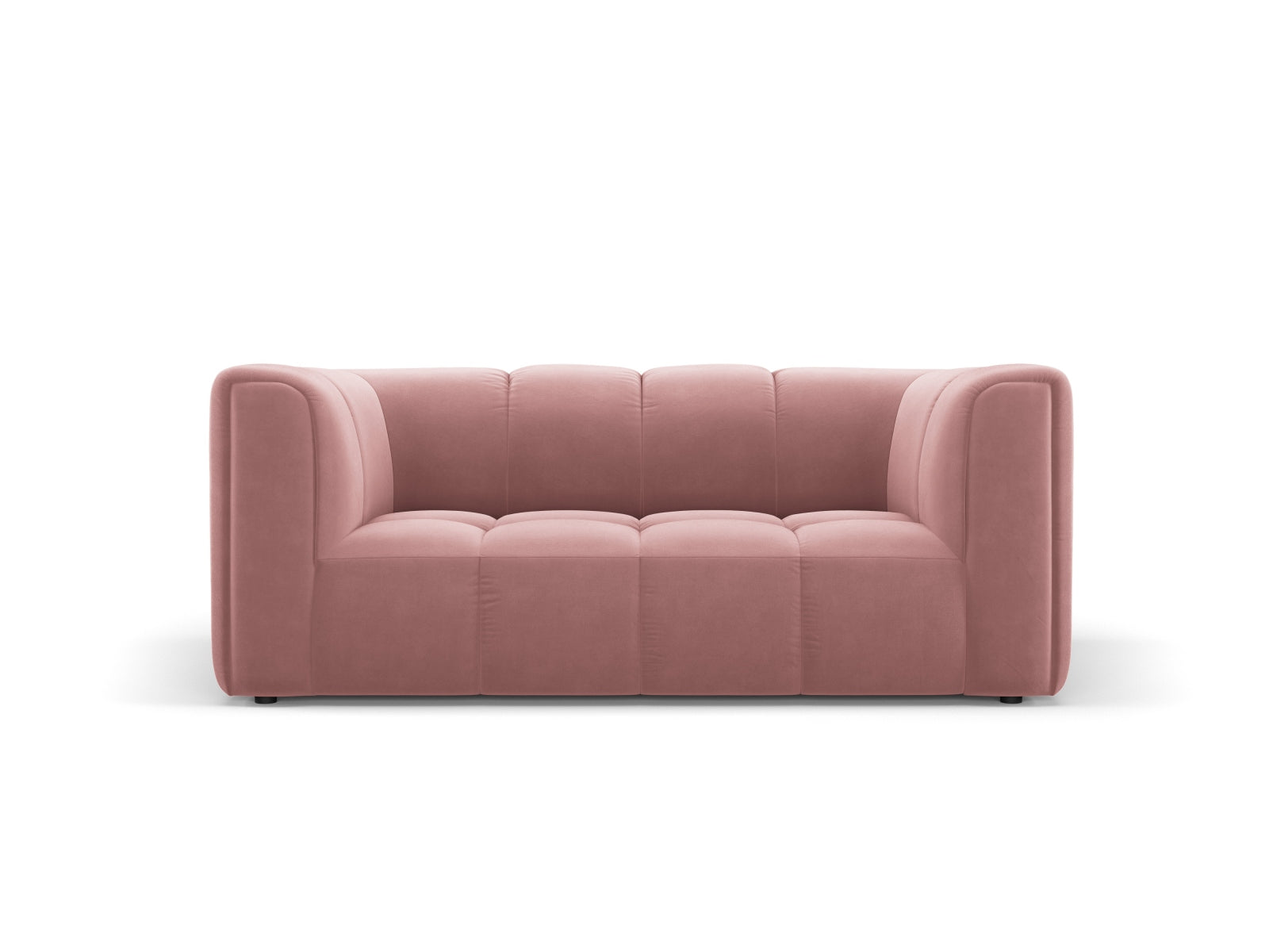 2-Sitzer Sofa Moritz in Pink-Bluvel präsentiert im Onlineshop von KAQTU Design AG. 2er Sofa ist von Cosmopolitan Design
