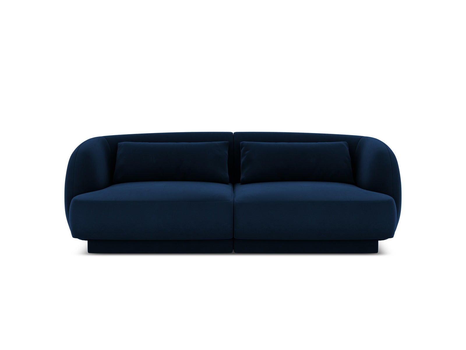 Tulum Velour Sofa 2 Sitzer 90cm in Royal Blue präsentiert im Onlineshop von KAQTU Design AG. 2er Sofa ist von Cosmopolitan Design