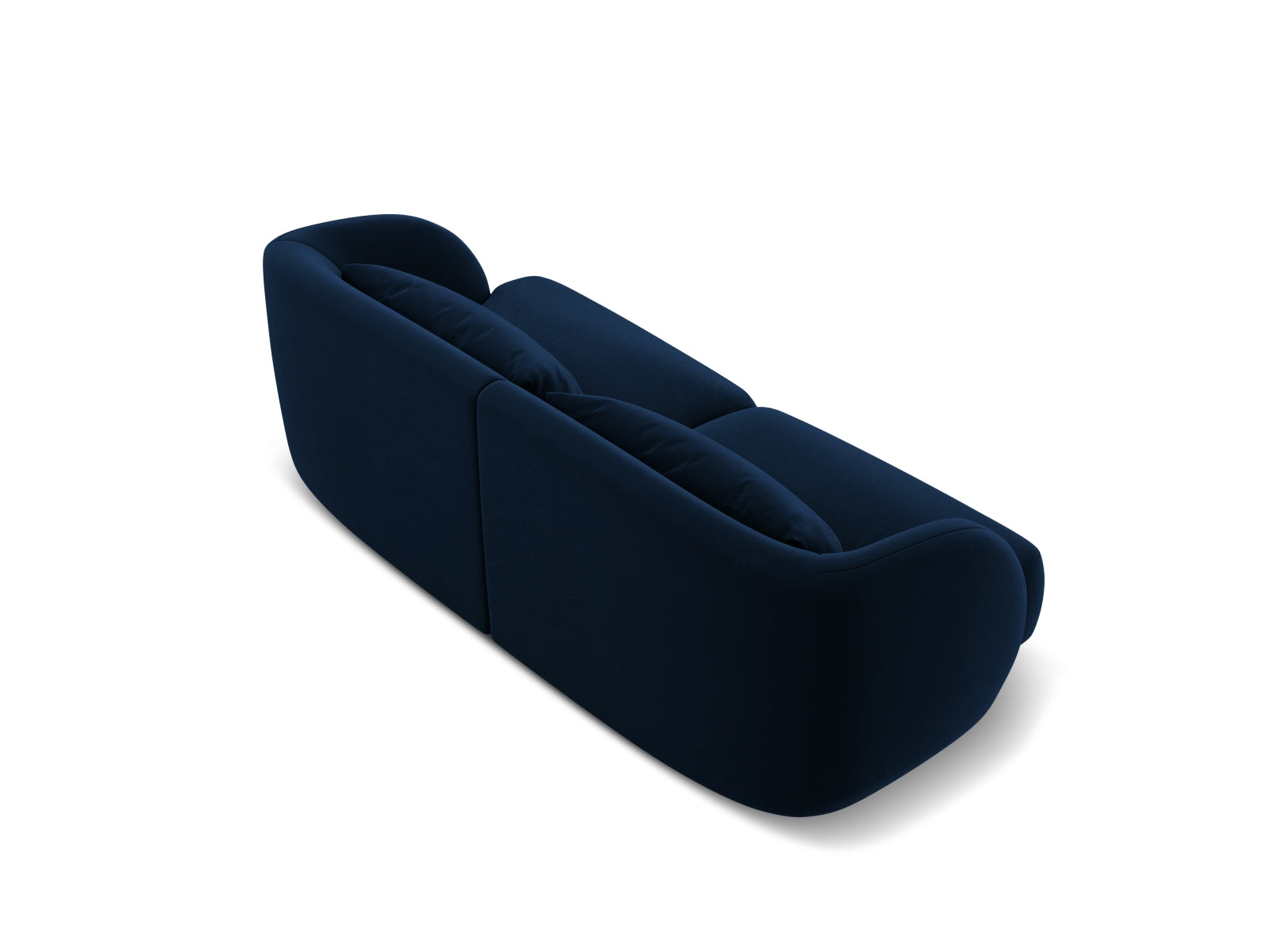 Elegantes 2-Sitzer Sofa Tulum in luxuriösem Velours, ideal für stilvolle Wohnräume und entspannte Stunden im modernen Design.