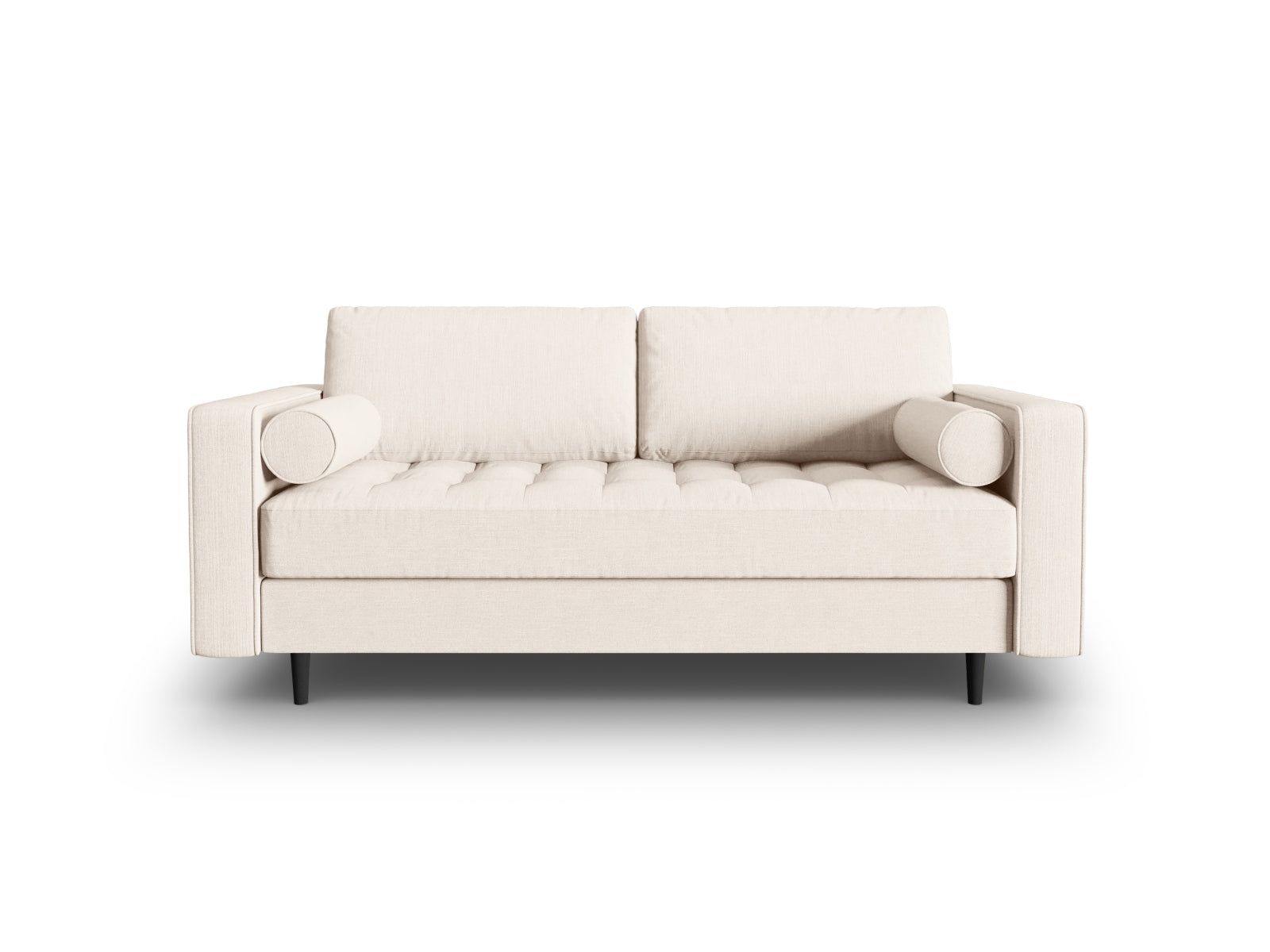 2-Sitzer Sofa Aspen in Light Beige-Melva präsentiert im Onlineshop von KAQTU Design AG. 2er Sofa ist von Cosmopolitan Design