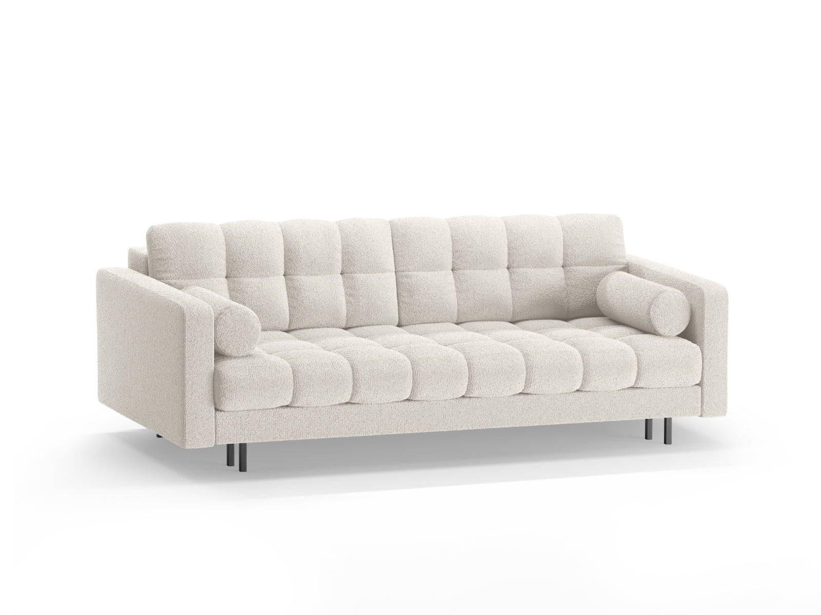 3-Sitzer Sofa Bali mit Schlaffunktion und Stauraum in White-Baloo präsentiert im Onlineshop von KAQTU Design AG. Bettsofa ist von Cosmopolitan Design
