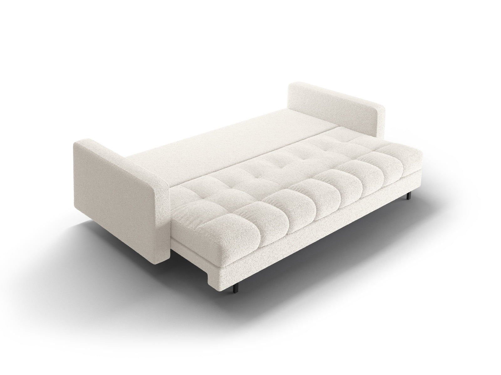 3-Sitzer Sofa Bali mit Schlaffunktion und Stauraum in White-Baloo präsentiert im Onlineshop von KAQTU Design AG. Bettsofa ist von Cosmopolitan Design