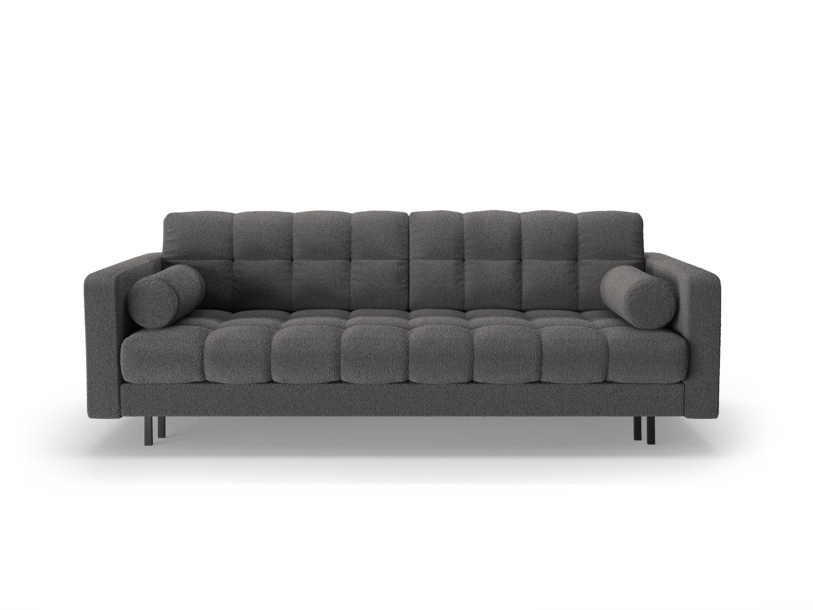 3-Sitzer Sofa Bali mit Schlaffunktion und Stauraum in Dark Grey-Baloo präsentiert im Onlineshop von KAQTU Design AG. Bettsofa ist von Cosmopolitan Design