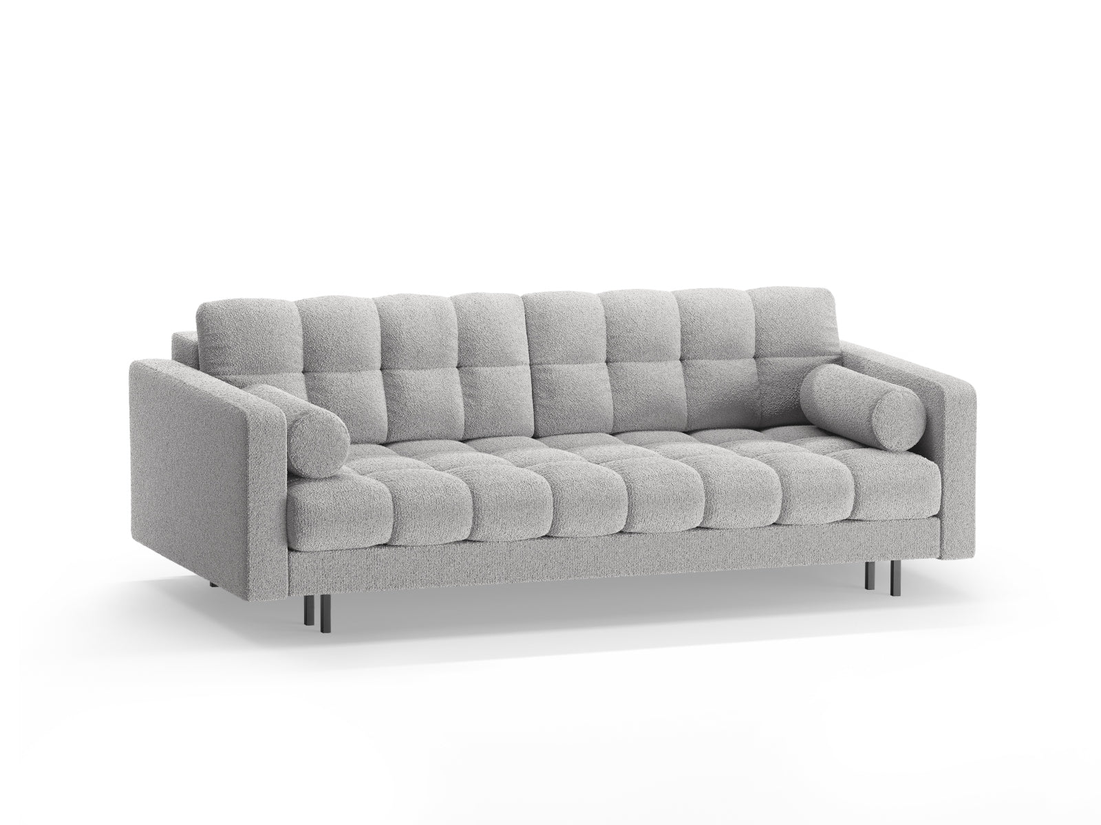3-Sitzer Sofa Bali mit Schlaffunktion und Stauraum in Light Grey-Baloo präsentiert im Onlineshop von KAQTU Design AG. Bettsofa ist von Cosmopolitan Design