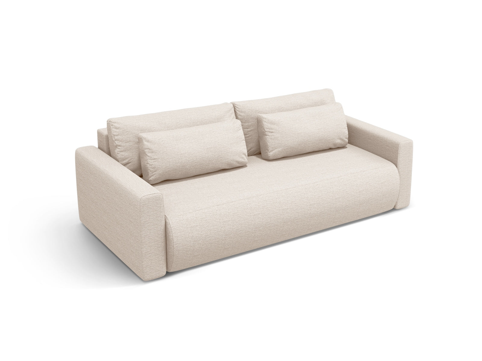 Erleben Sie das elegante Belfast Sofa von Cosmopolitan Design – ein 3-Sitzer mit cleverer Schlaffunktion und praktischem Stauraum für Ihr modernes Zuhause.