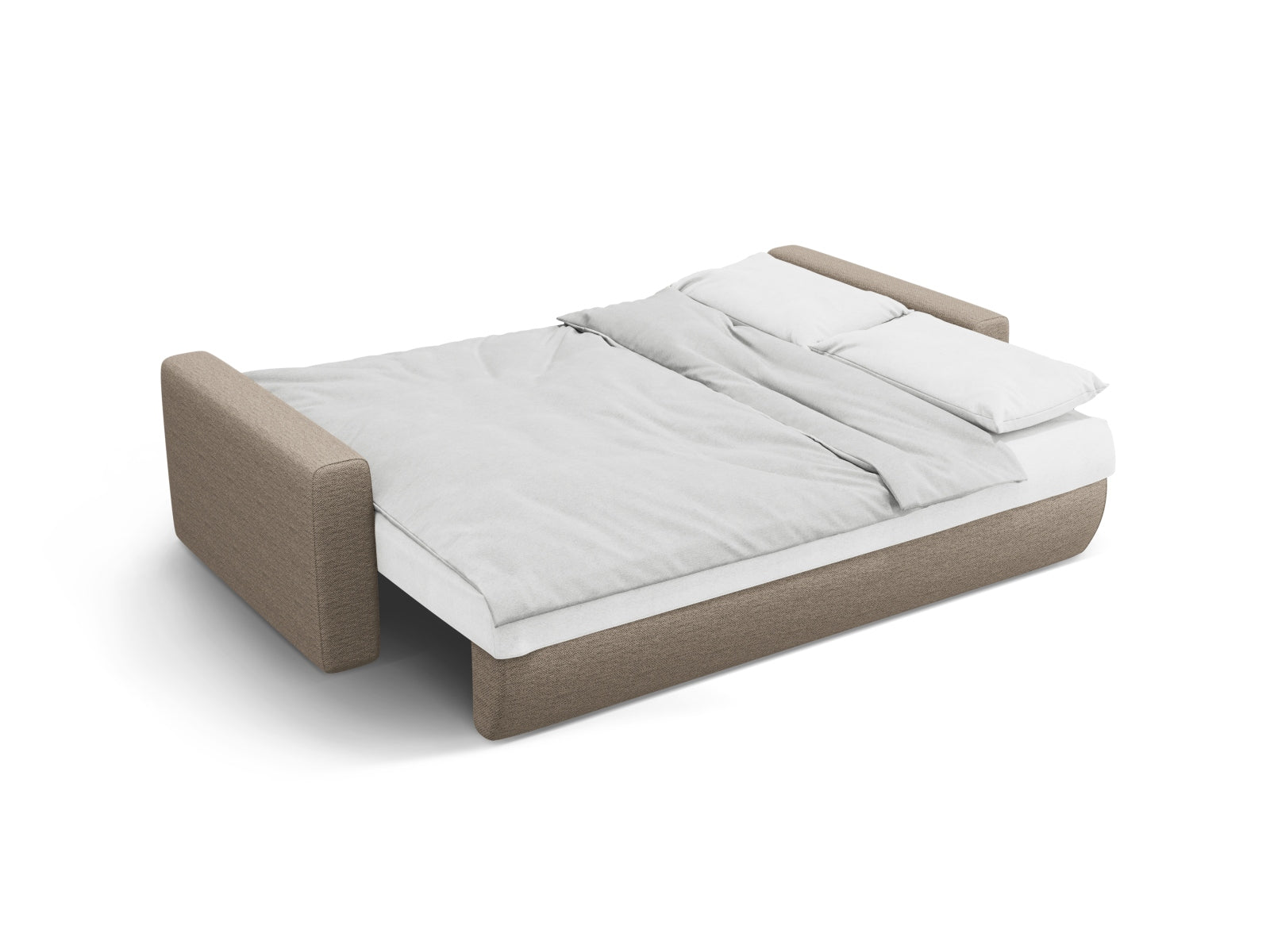 Entdecken Sie das stilvolle Belfast Sofa von Cosmopolitan Design – ein 3-Sitzer mit innovativer Schlaffunktion und praktischem Stauraum für Ihr Zuhause.