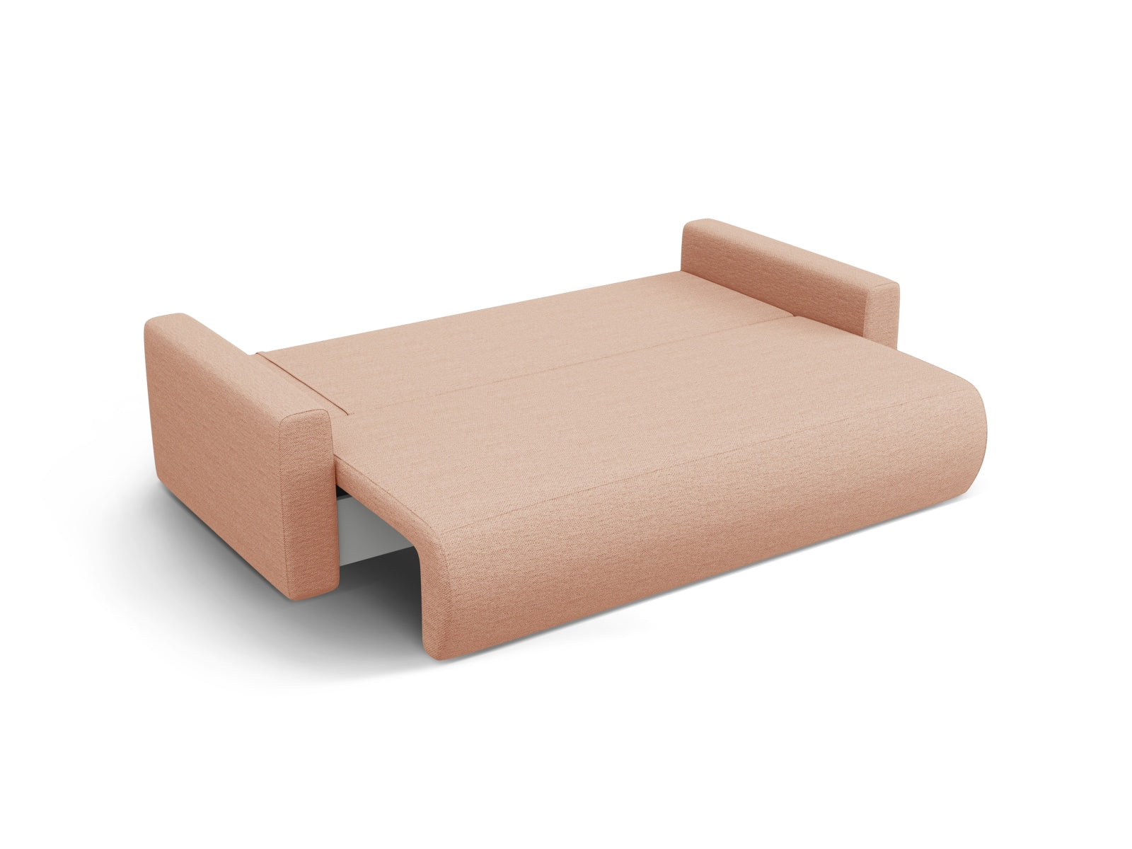 Elegantes Belfast Sofa in sanftem Peach-Heritage, ideal als 3-Sitzer mit praktischer Schlaffunktion und cleverem Stauraum für vielseitige Wohnräume.
