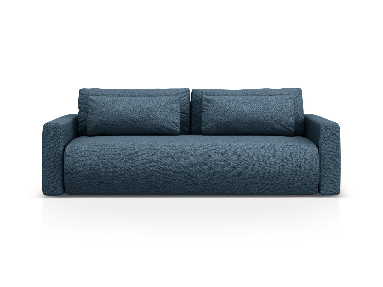 Belfast Sofa mit Schlaffunktion und Stauraum 3 Sitzer in Blue präsentiert im Onlineshop von KAQTU Design AG. Bettsofa ist von Cosmopolitan Design