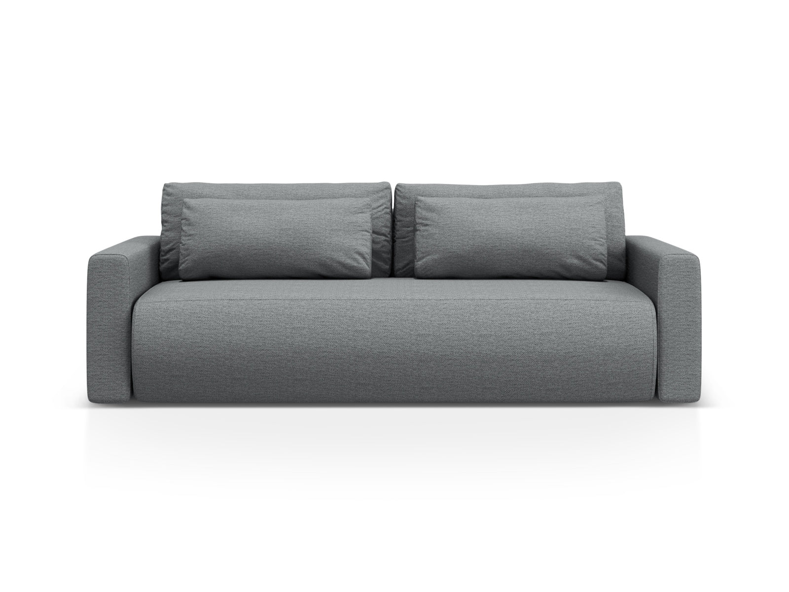 Belfast Sofa mit Schlaffunktion und Stauraum 3 Sitzer in Grey präsentiert im Onlineshop von KAQTU Design AG. Bettsofa ist von Cosmopolitan Design