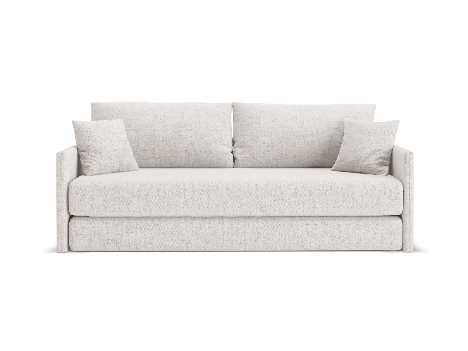 3-Sitzer Sofa mit Schlaffunktion Shannon in Light Beige-Moly präsentiert im Onlineshop von KAQTU Design AG. Bettsofa ist von Cosmopolitan Design