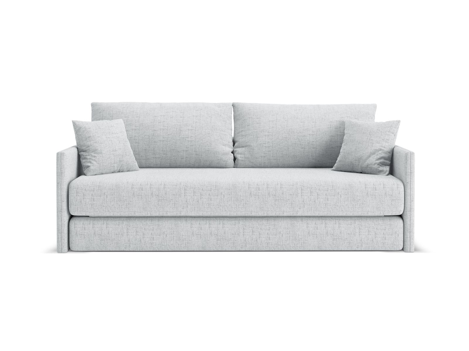 3-Sitzer Sofa mit Schlaffunktion Shannon in Light Grey-Moly präsentiert im Onlineshop von KAQTU Design AG. Bettsofa ist von Cosmopolitan Design