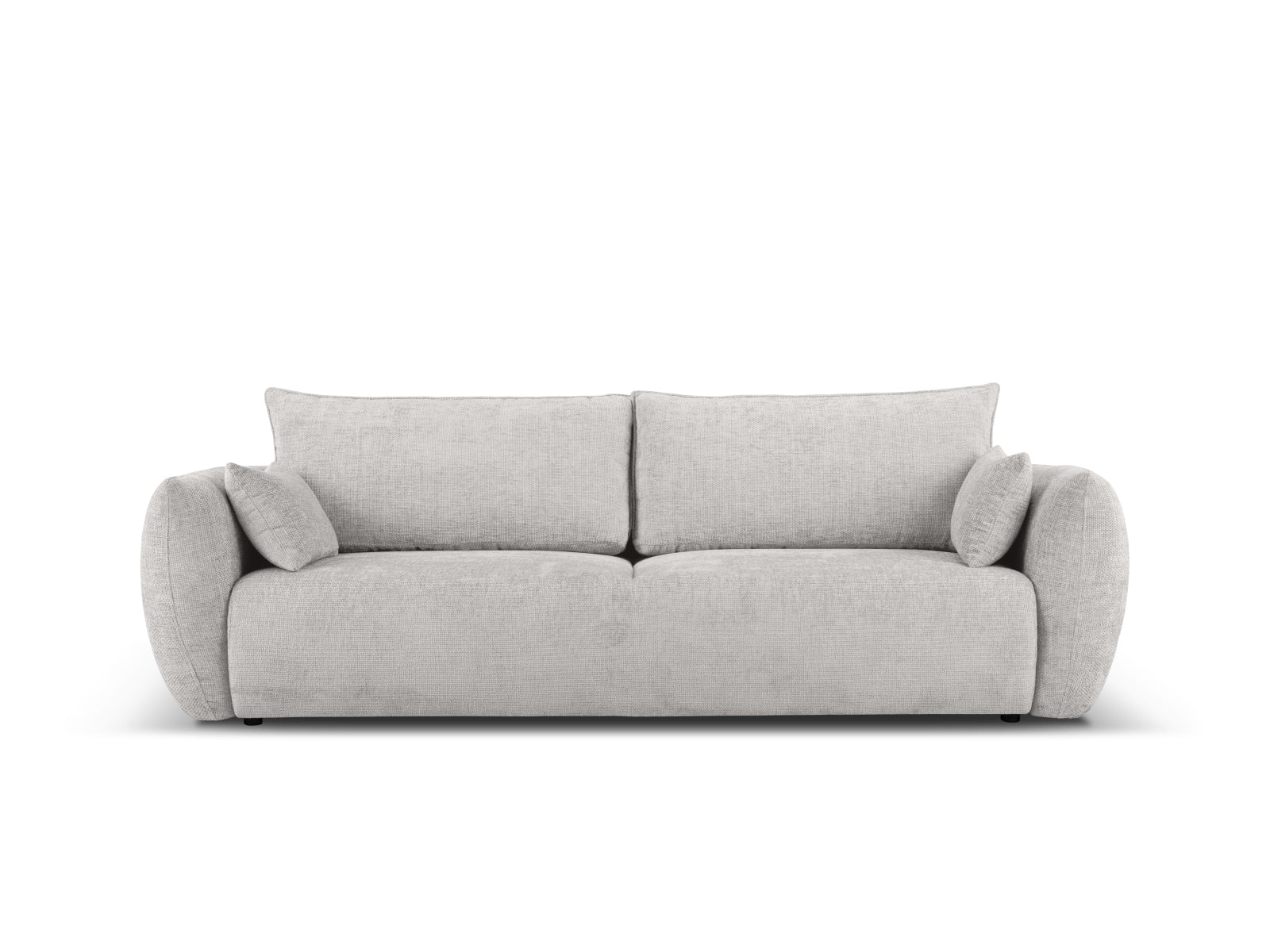 3-Sitzer Sofa Matera mit Schlaffunktion und Stauraum in Light Grey-Haga präsentiert im Onlineshop von KAQTU Design AG. Bettsofa ist von Cosmopolitan Design