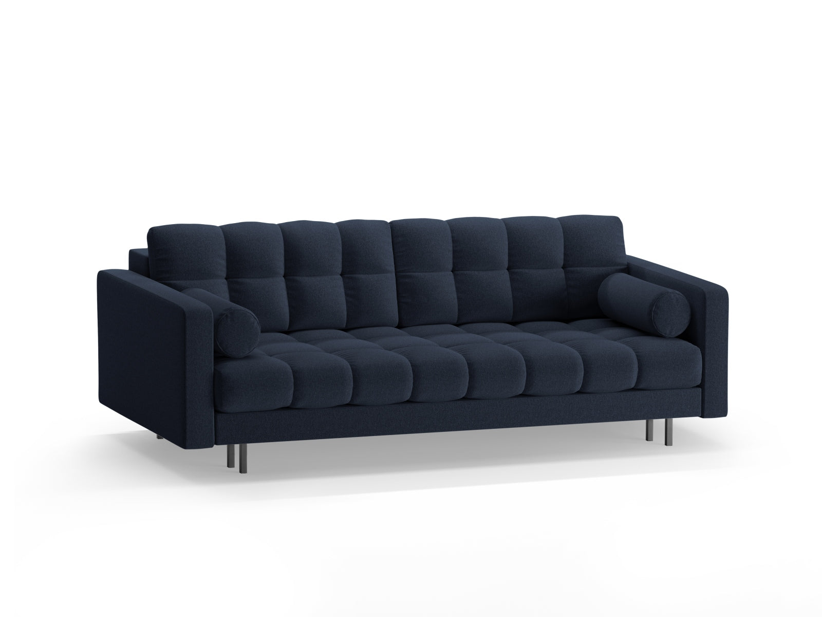 3-Sitzer Sofa Bali mit Schlaffunktion und Stauraum in Blue-Neve präsentiert im Onlineshop von KAQTU Design AG. Bettsofa ist von Cosmopolitan Design