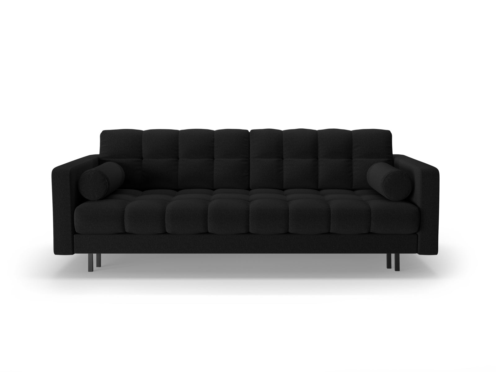 3-Sitzer Sofa Bali mit Schlaffunktion und Stauraum in Black-Neve präsentiert im Onlineshop von KAQTU Design AG. Bettsofa ist von Cosmopolitan Design