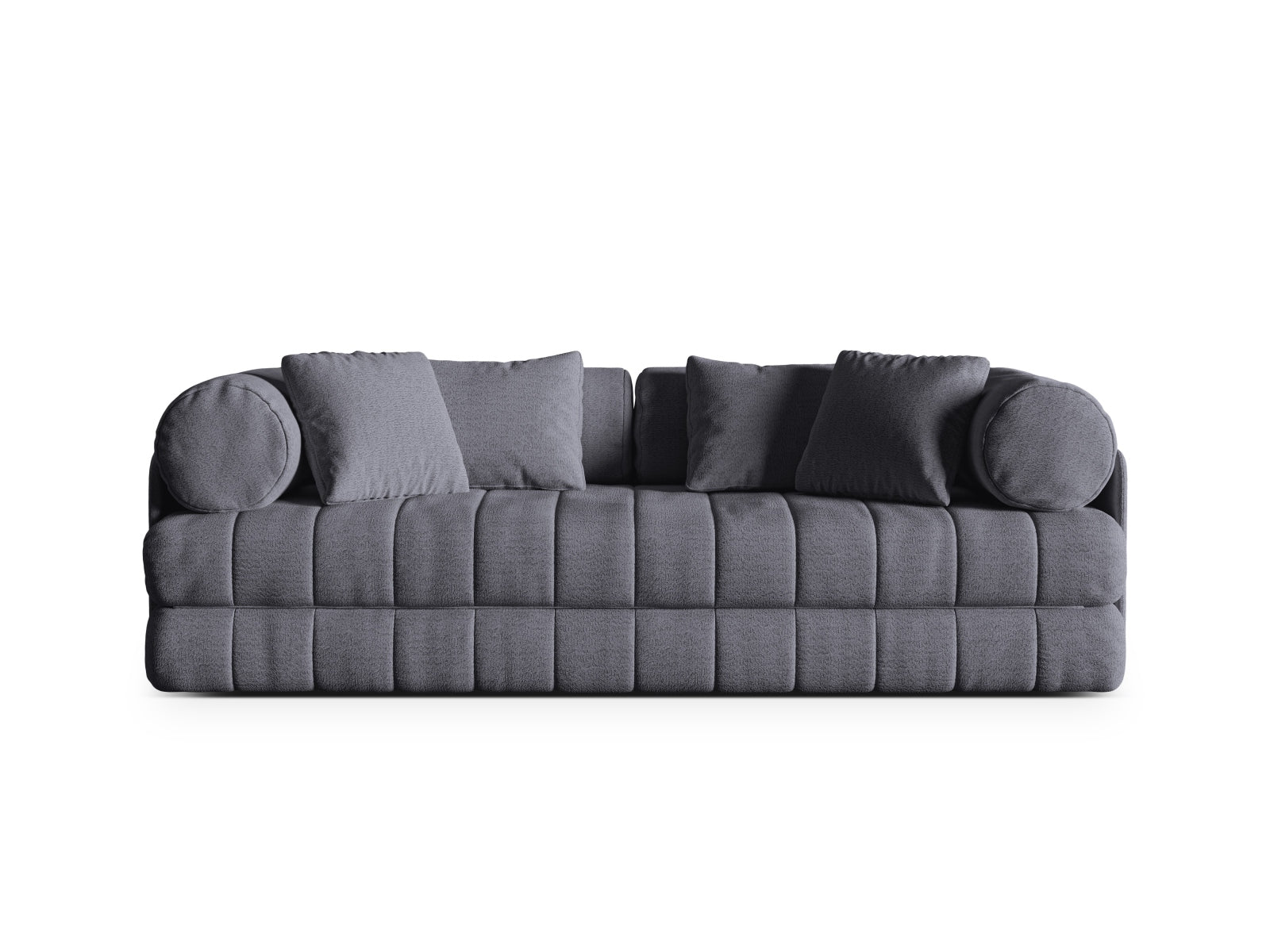 Kemi Sofa mit Schlaffunktion 3 Sitzer in Graphite präsentiert im Onlineshop von KAQTU Design AG. Bettsofa ist von Cosmopolitan Design