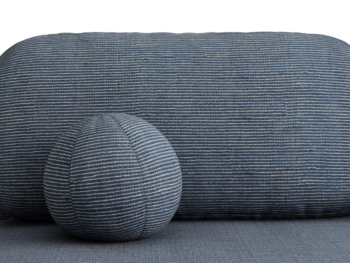 Bettsofa Sophia in Light Beige-Baltimore mit Massivholzrahmen, Stoffbezug und schwarzen Kunststoffbeinen, 3 Sitzplätze mit Bettkasten.