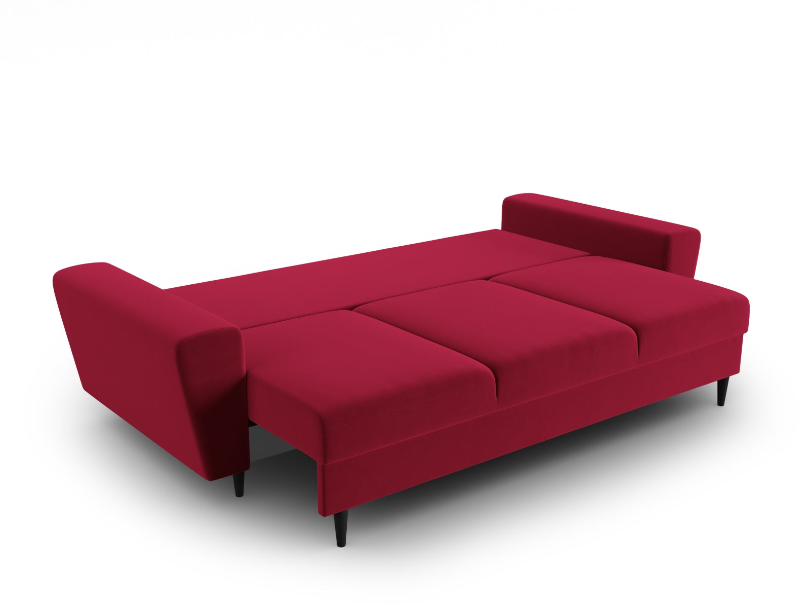 Stylisches Kyoto Sofa in elegantem Grau, 3-Sitzer mit cleverer Schlaffunktion und integriertem Stauraum für vielseitige Nutzung.