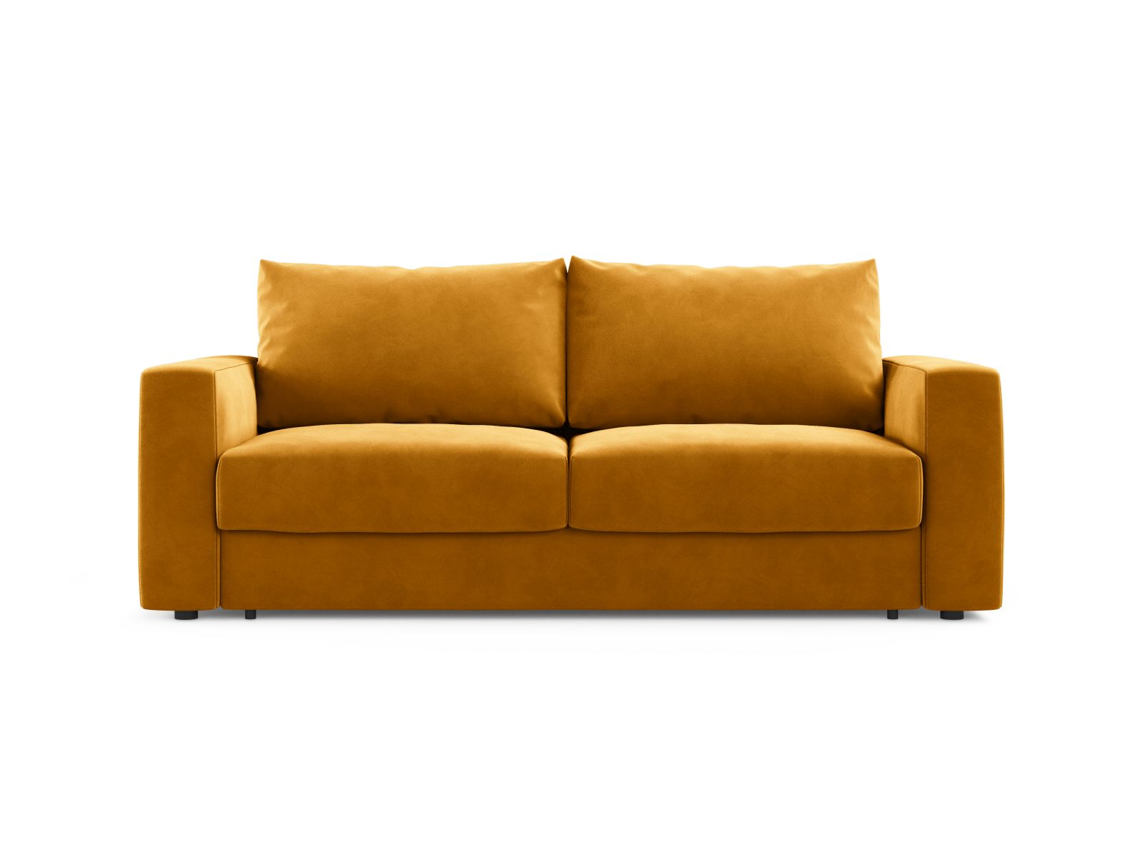 3-Sitzer Sofa Grena mit Schlaffunktion in Yellow-Salvador präsentiert im Onlineshop von KAQTU Design AG. Bettsofa ist von Cosmopolitan Design