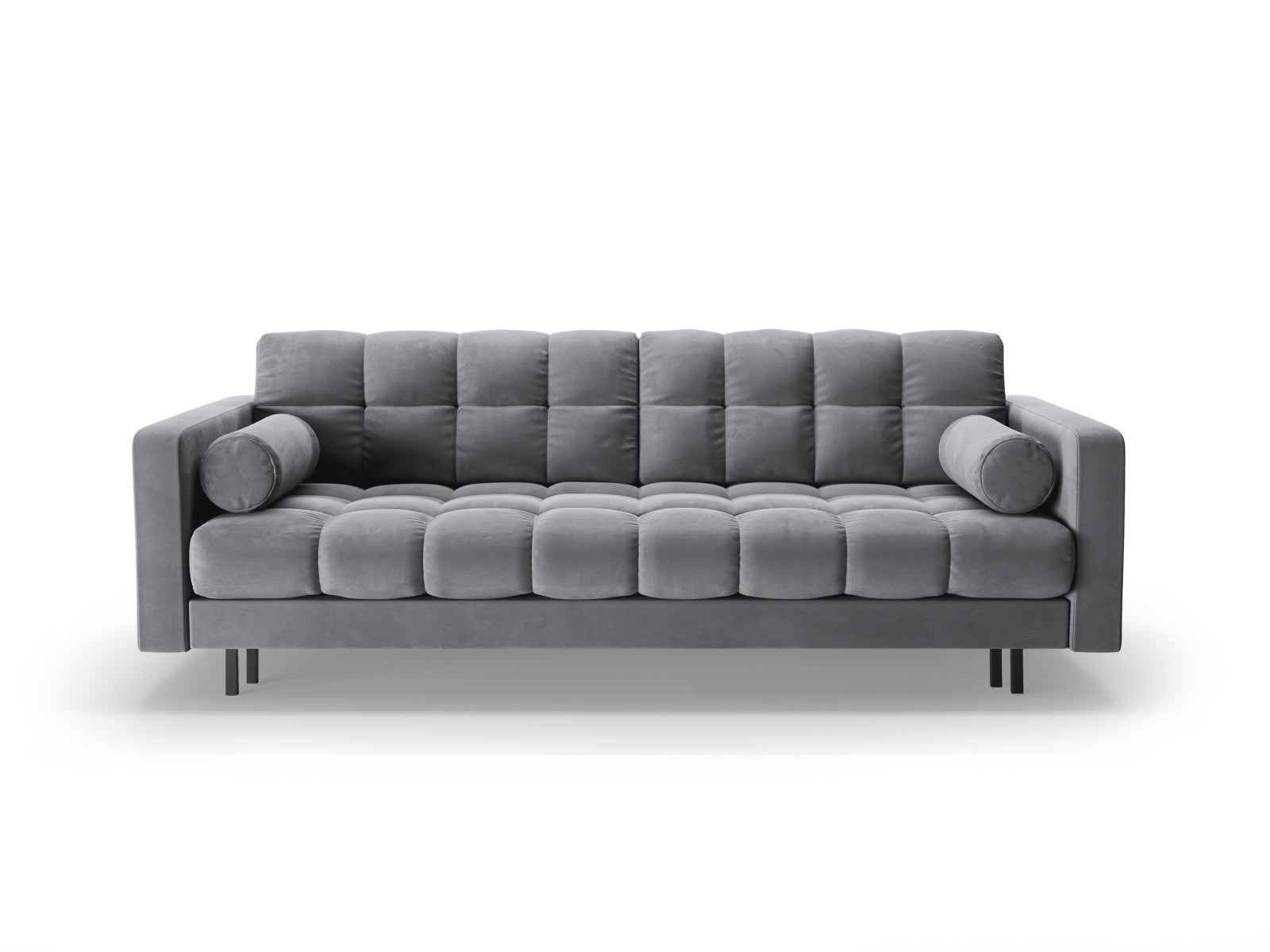 3-Sitzer Sofa Bali mit Schlaffunktion und Stauraum in Grey-Bluvel präsentiert im Onlineshop von KAQTU Design AG. Bettsofa ist von Cosmopolitan Design