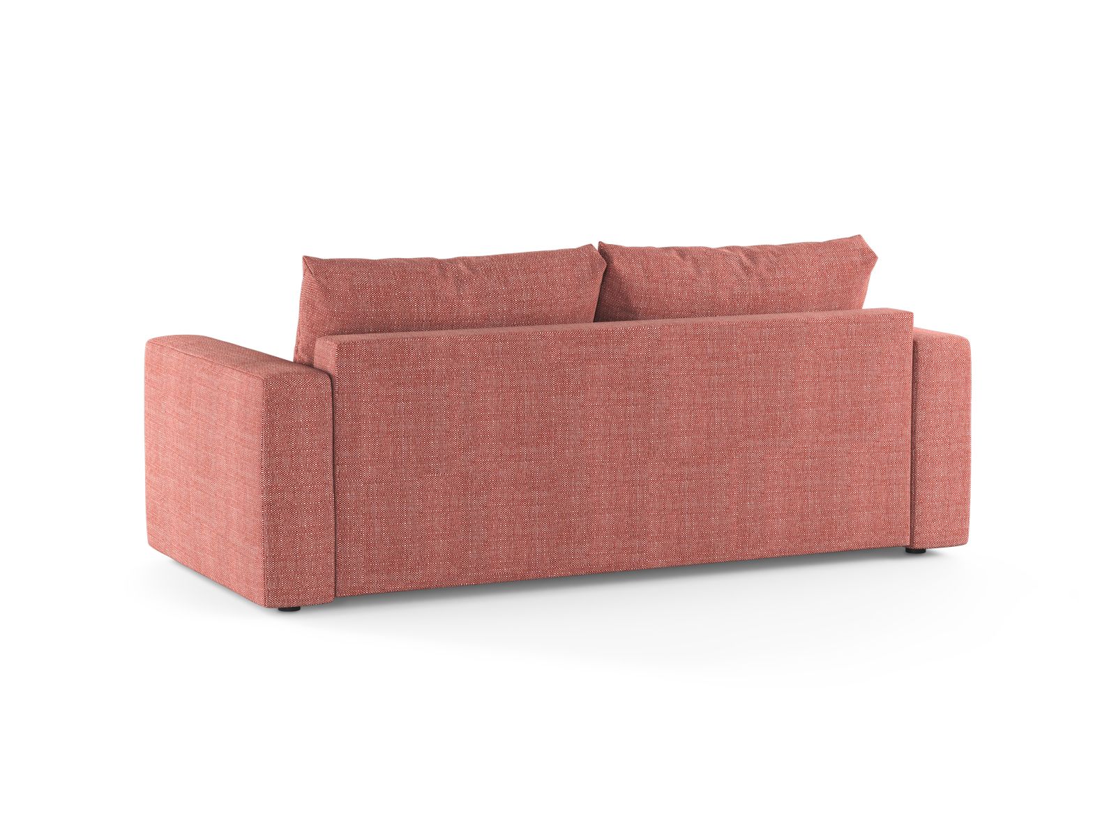 Elegantes rotes Bettsofa Grena von Cosmopolitan Design, perfekt für entspannte Abende und als Schlafgelegenheit für Übernachtungsgäste.