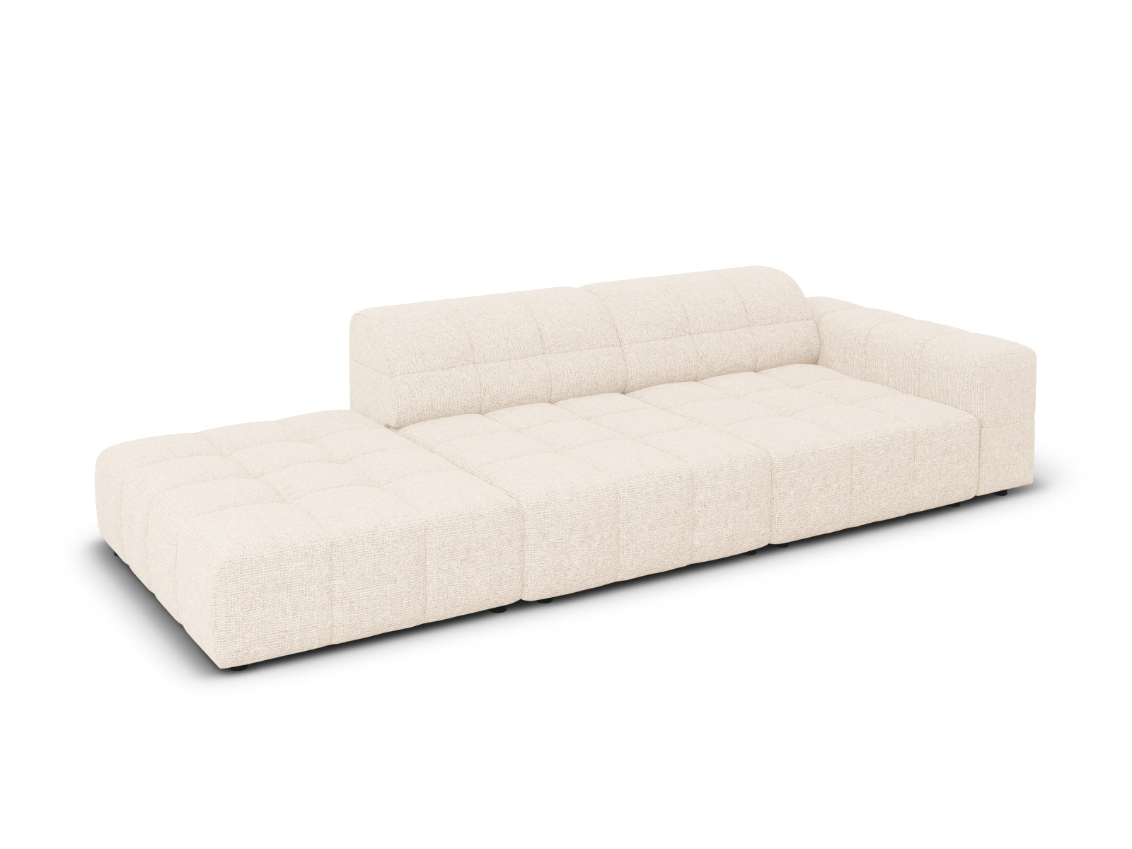 Erleben Sie das stilvolle Chicago Sofa links 3-Sitzer von Cosmopolitan Design – ideal für Ihr modernes Wohnzimmer und optimalen Komfort.
