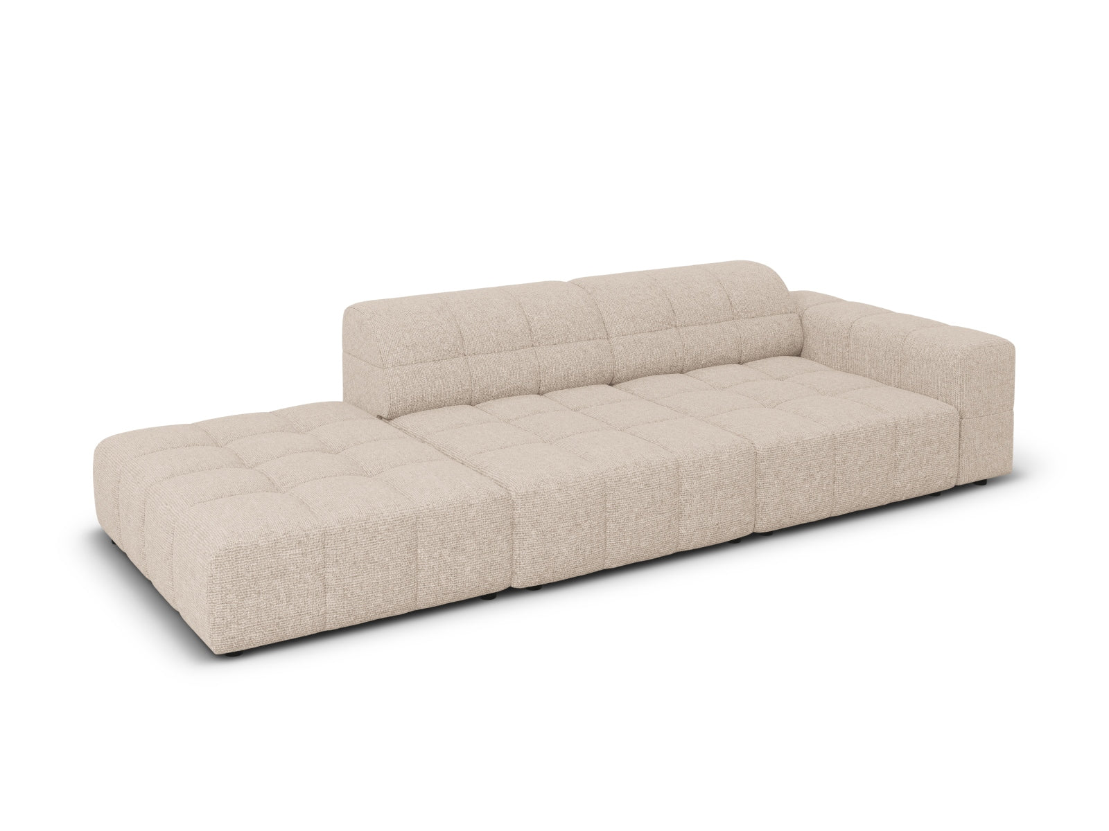 Entdecken Sie das elegante Chicago Sofa links 3-Sitzer von Cosmopolitan Design – perfekt für Ihr modernes Zuhause und höchsten Sitzkomfort.