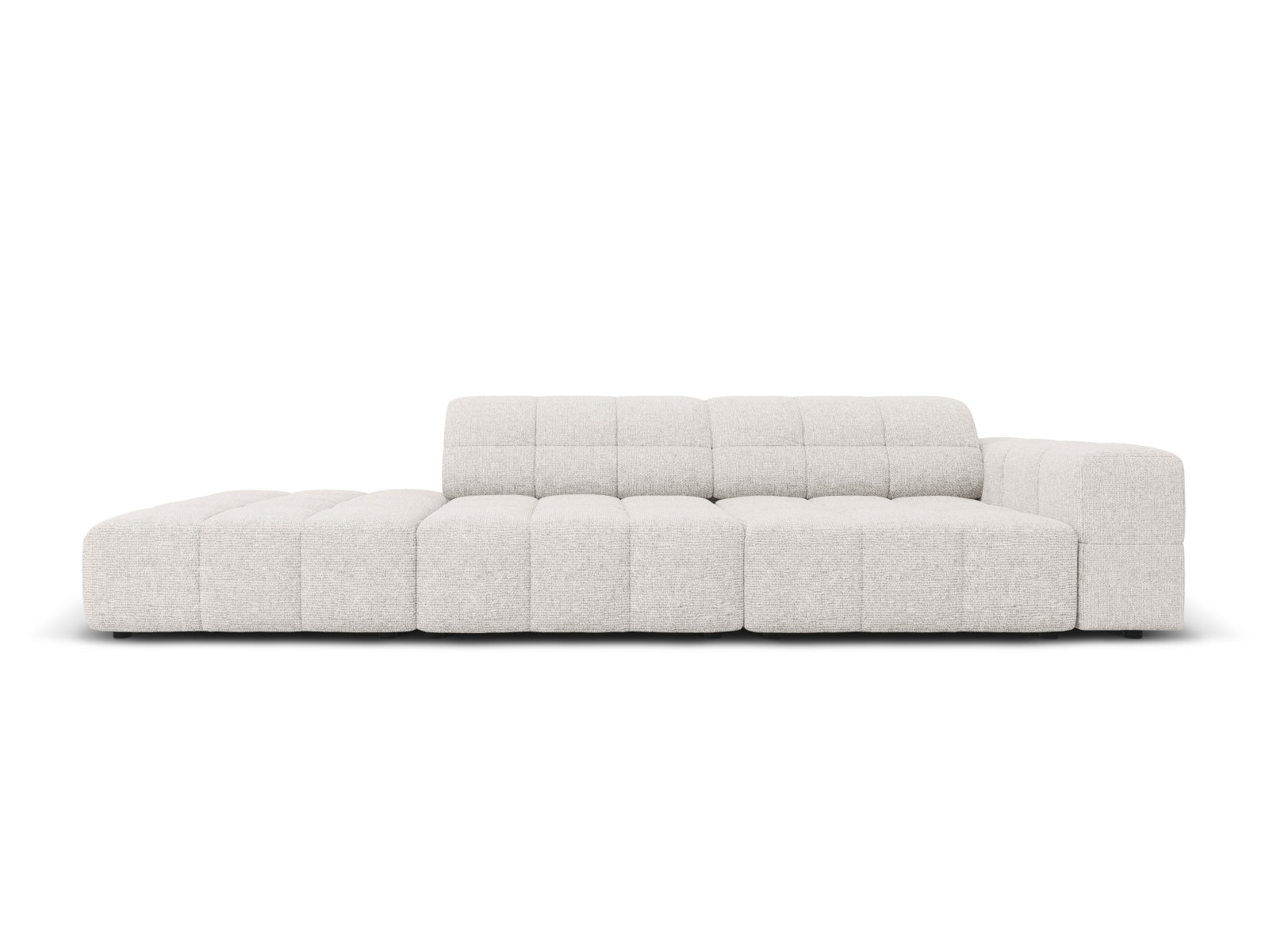 Chicago Sofa links 3 Sitzer 102cm in Light Grey präsentiert im Onlineshop von KAQTU Design AG. L-Sofa links ist von Cosmopolitan Design