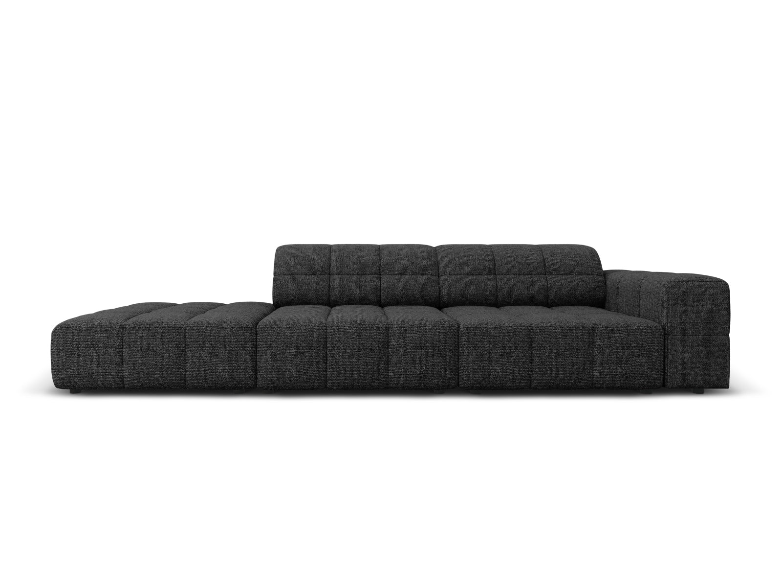 Chicago Sofa links 3 Sitzer 102cm in Black präsentiert im Onlineshop von KAQTU Design AG. L-Sofa links ist von Cosmopolitan Design