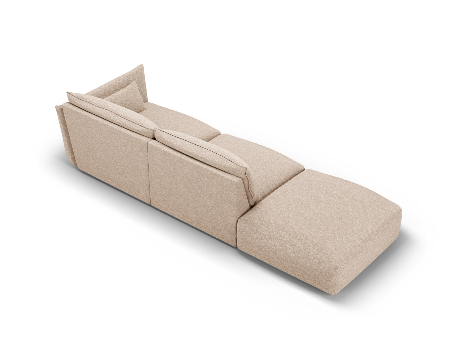 Stilvolles 4-Sitzer Sofa links Matera von Cosmopolitan Design, perfekt für zeitgemäße Wohnräume und komfortable Entspannung.