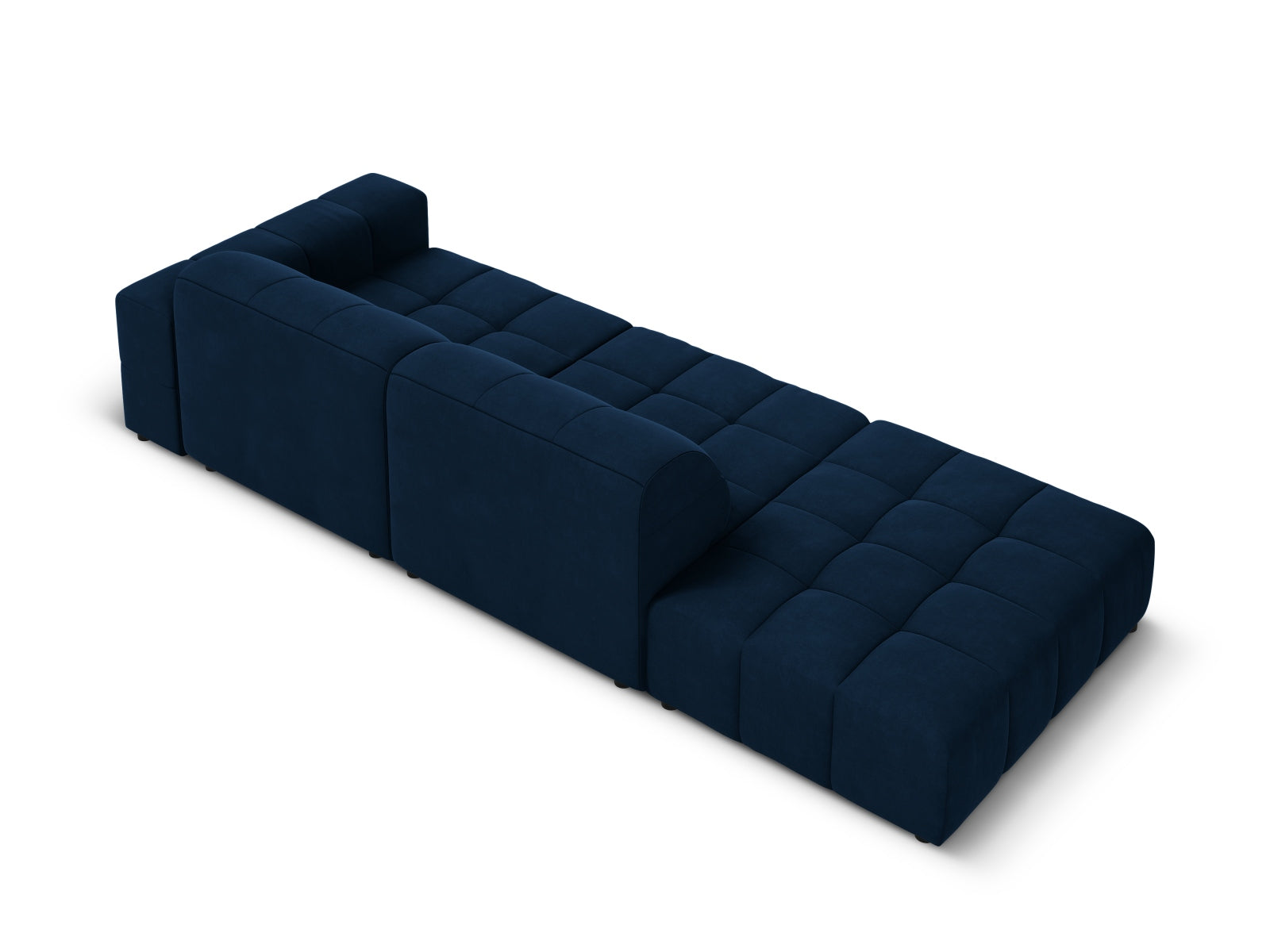 Entdecken Sie das elegante Chicago Velour Sofa links 3 Sitzer von Cosmopolitan Design – perfekt für Ihr modernes Zuhause und für ultimativen Komfort!