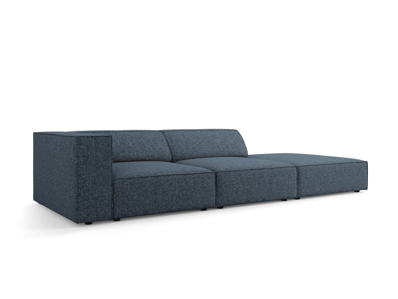 Modernes 4-Sitzer Arendal Sofa in Royal Blue, rechtsseitig, perfekt für elegante Wohnkonzepte, entworfen von Cosmopolitan Design.