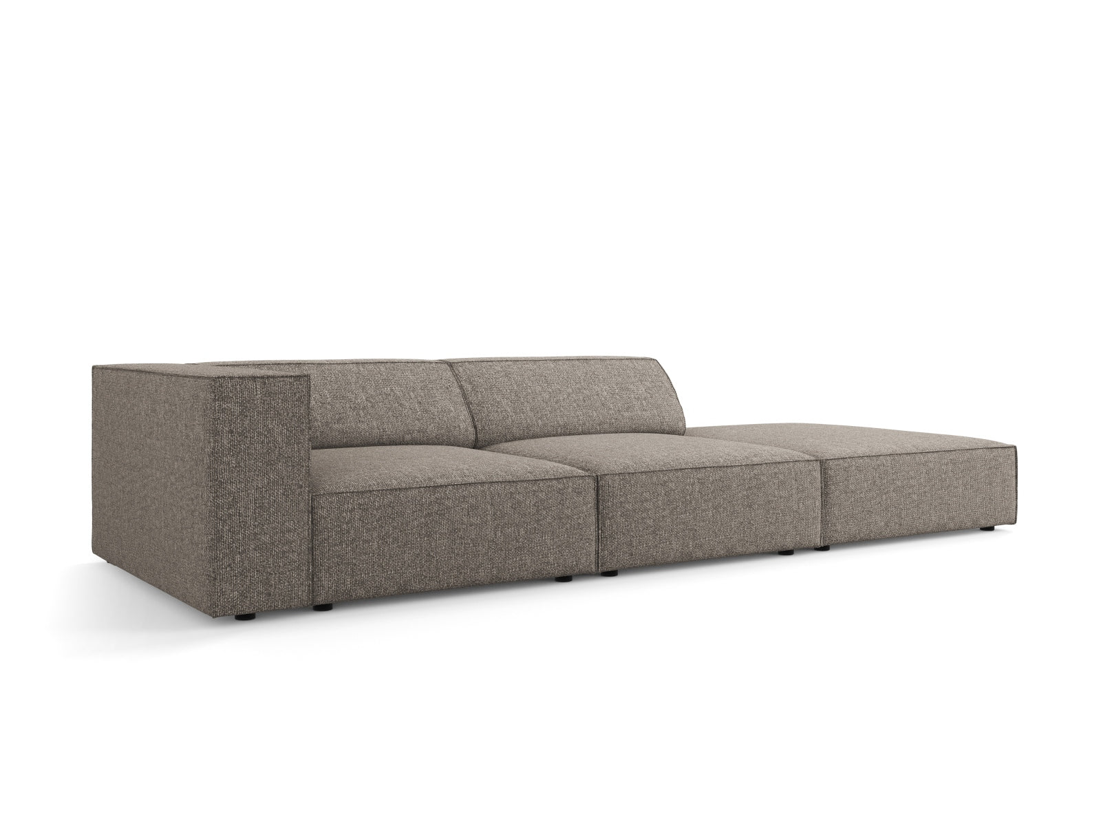 Modernes 4-Sitzer Arendal Sofa in Grau, rechtsseitig, perfekt für gemütliche und stilvolle Wohnzimmer, von Cosmopolitan Design.