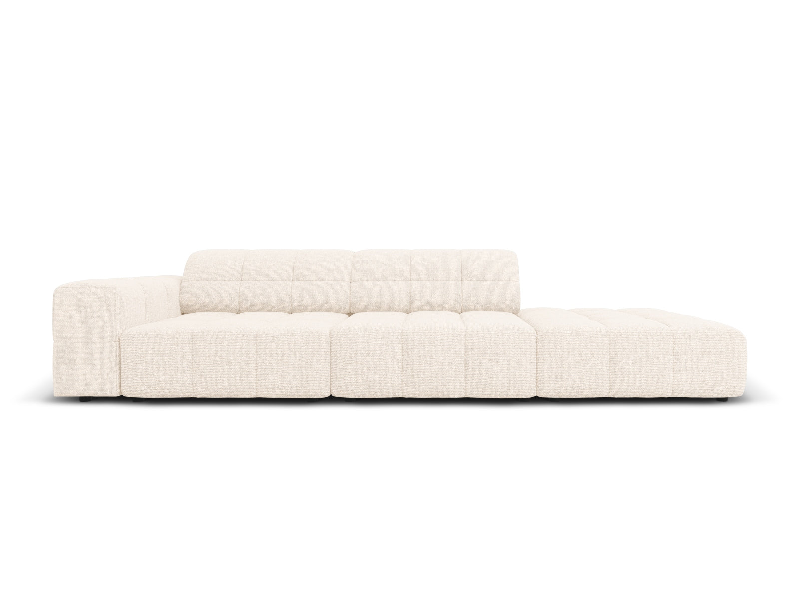 Chicago Sofa rechts 3 Sitzer 102cm in Light Beige präsentiert im Onlineshop von KAQTU Design AG. L-Sofa rechts ist von Cosmopolitan Design