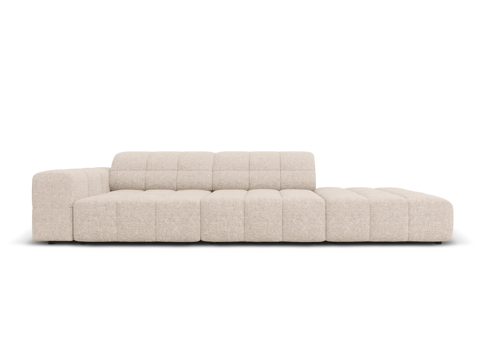 Chicago Sofa rechts 3 Sitzer 102cm in Beige präsentiert im Onlineshop von KAQTU Design AG. L-Sofa rechts ist von Cosmopolitan Design