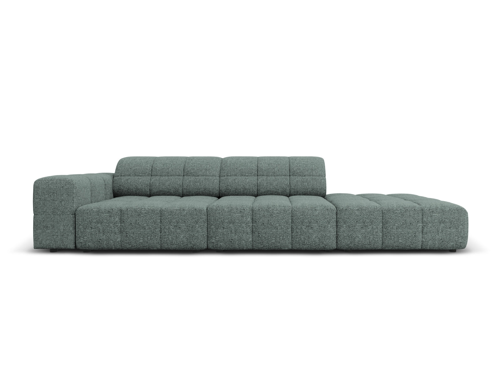 Chicago Sofa rechts 3 Sitzer 102cm in Petrol präsentiert im Onlineshop von KAQTU Design AG. L-Sofa rechts ist von Cosmopolitan Design