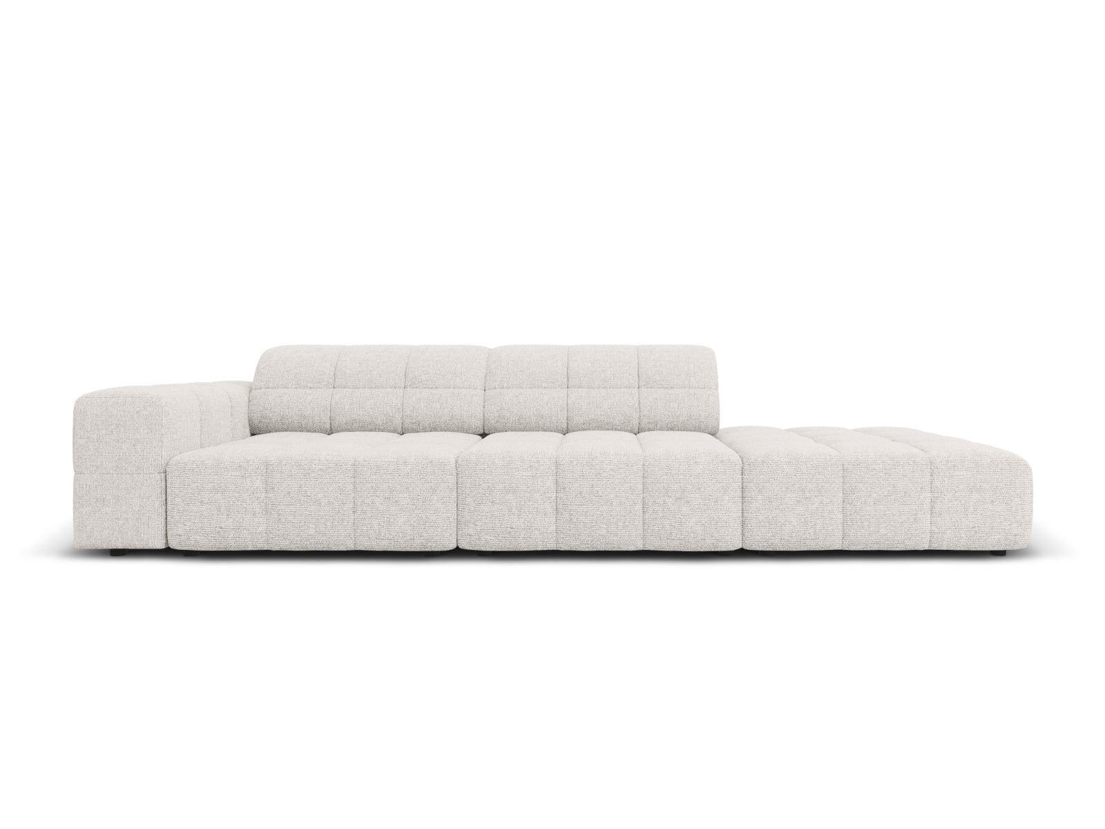 Chicago Sofa rechts 3 Sitzer 102cm in Light Grey präsentiert im Onlineshop von KAQTU Design AG. L-Sofa rechts ist von Cosmopolitan Design