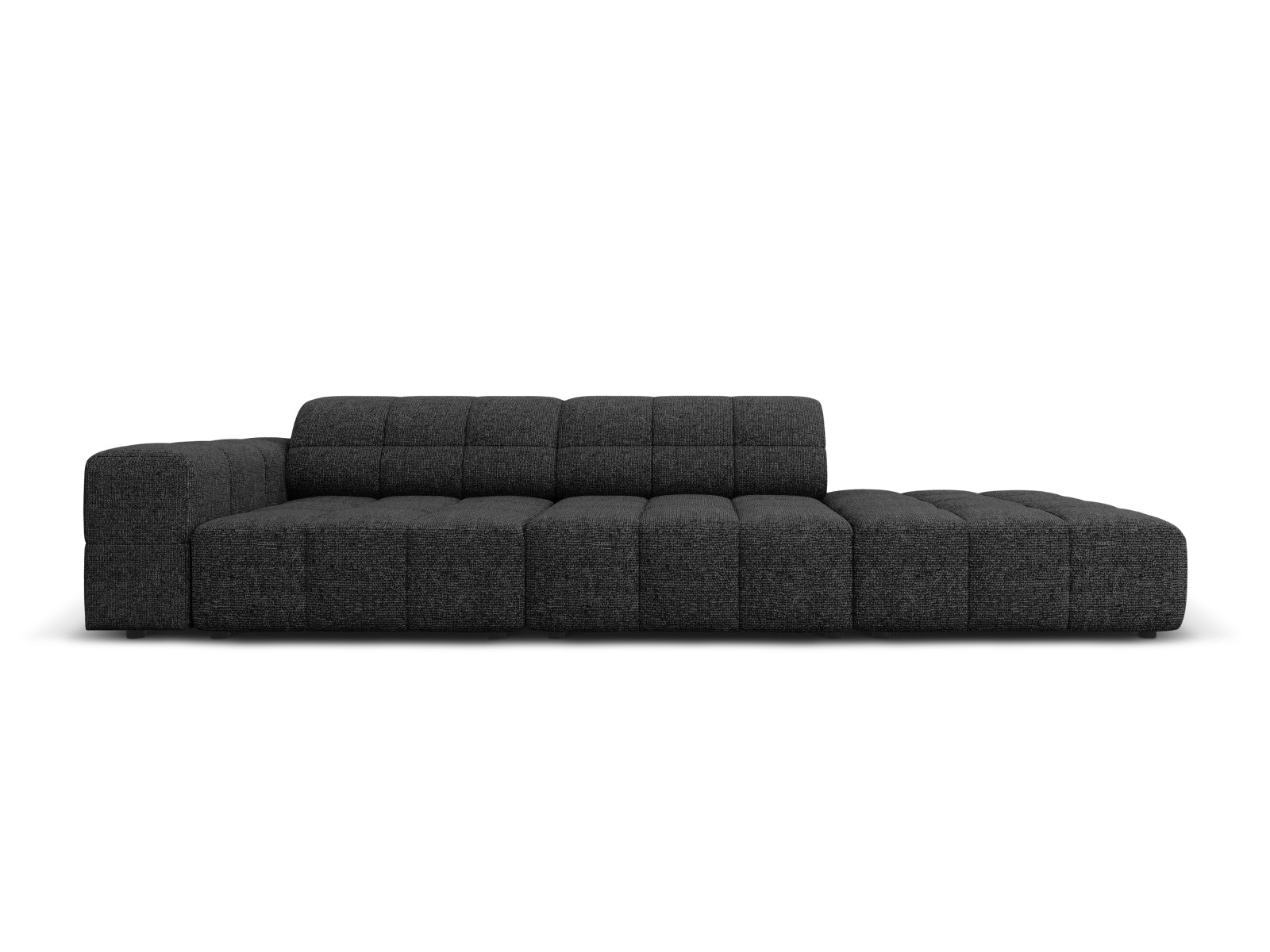 Chicago Sofa rechts 3 Sitzer 102cm in Black präsentiert im Onlineshop von KAQTU Design AG. L-Sofa rechts ist von Cosmopolitan Design