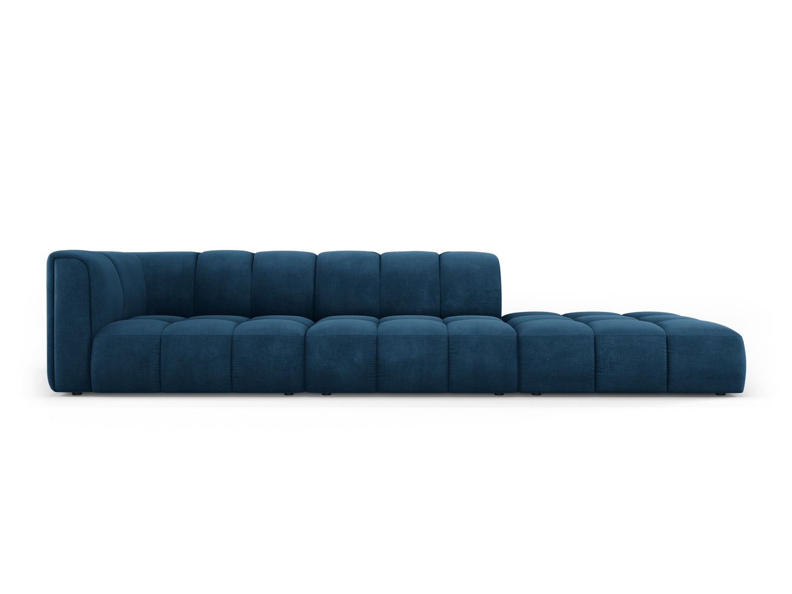 4-Sitzer Modular Sofa rechts Moritz in Royal Blue-Rebel präsentiert im Onlineshop von KAQTU Design AG. 4er Sofa ist von Cosmopolitan Design