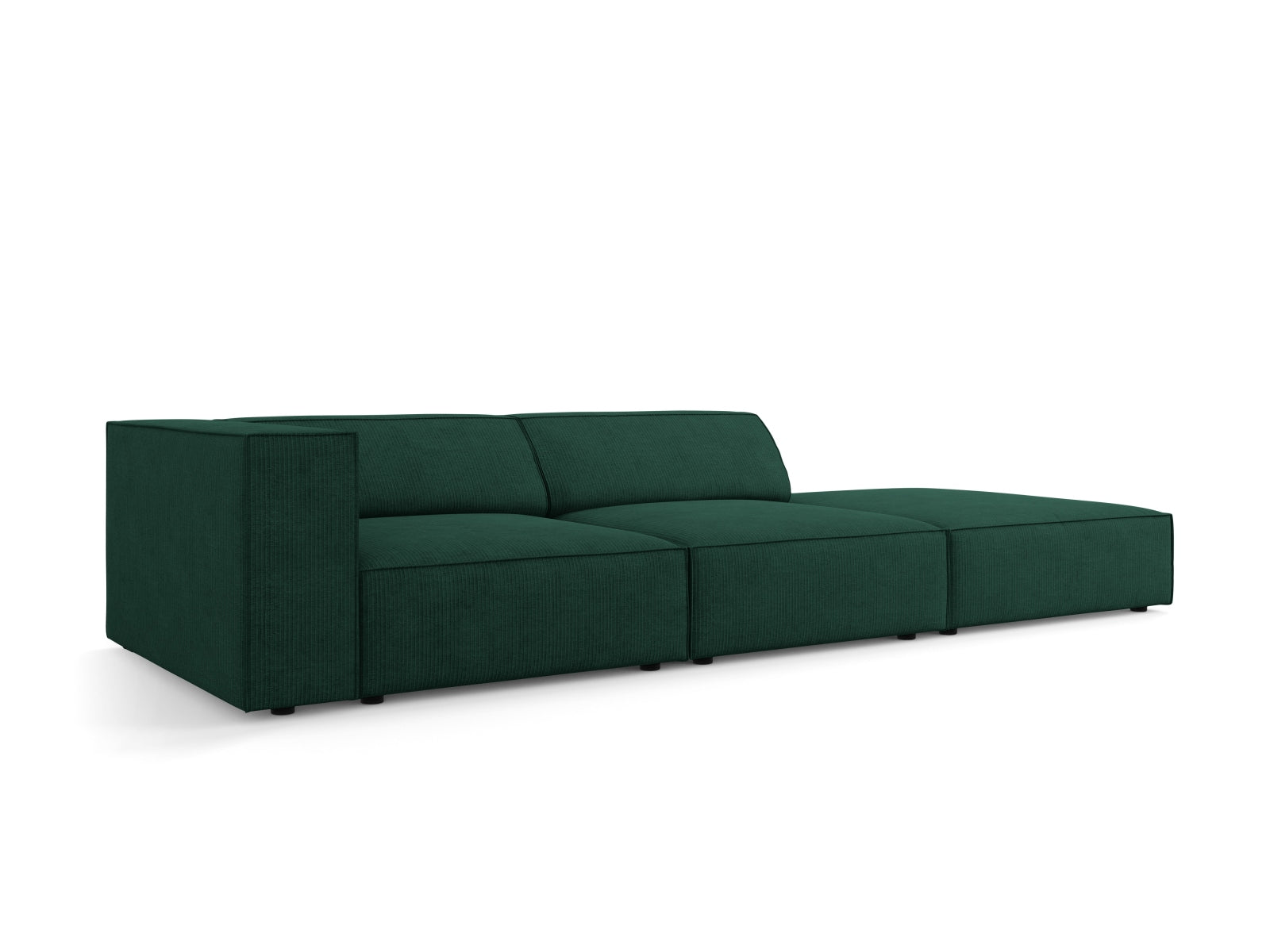 Elegantes Arendal Sofa rechts, 4-Sitzer in Bottle Green, stilvolles L-Sofa von Cosmopolitan Design für modernes Wohnen.