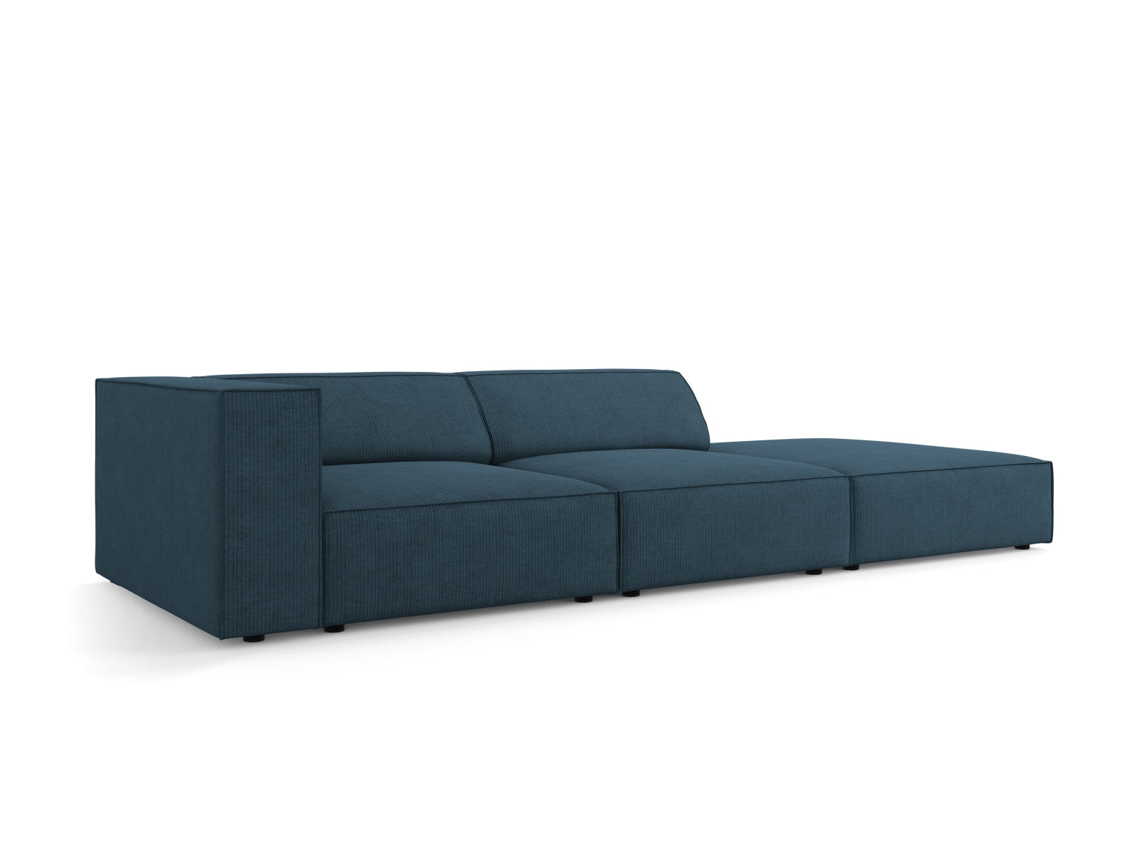 Elegantes Arendal Sofa in Navy Blue, 4-Sitzer, rechtsseitig, ideal für stilvolle Wohnräume, präsentiert von Cosmopolitan Design.